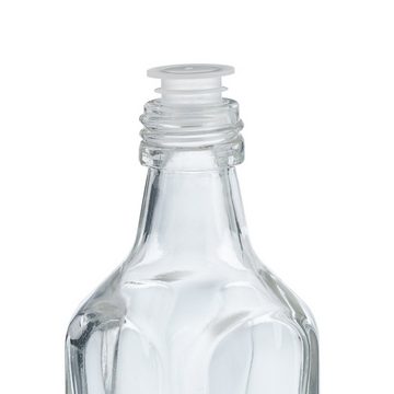 relaxdays Vorratsglas Kleine Flaschen im Set 50 ml, Glas, (20-tlg), 20er Pack