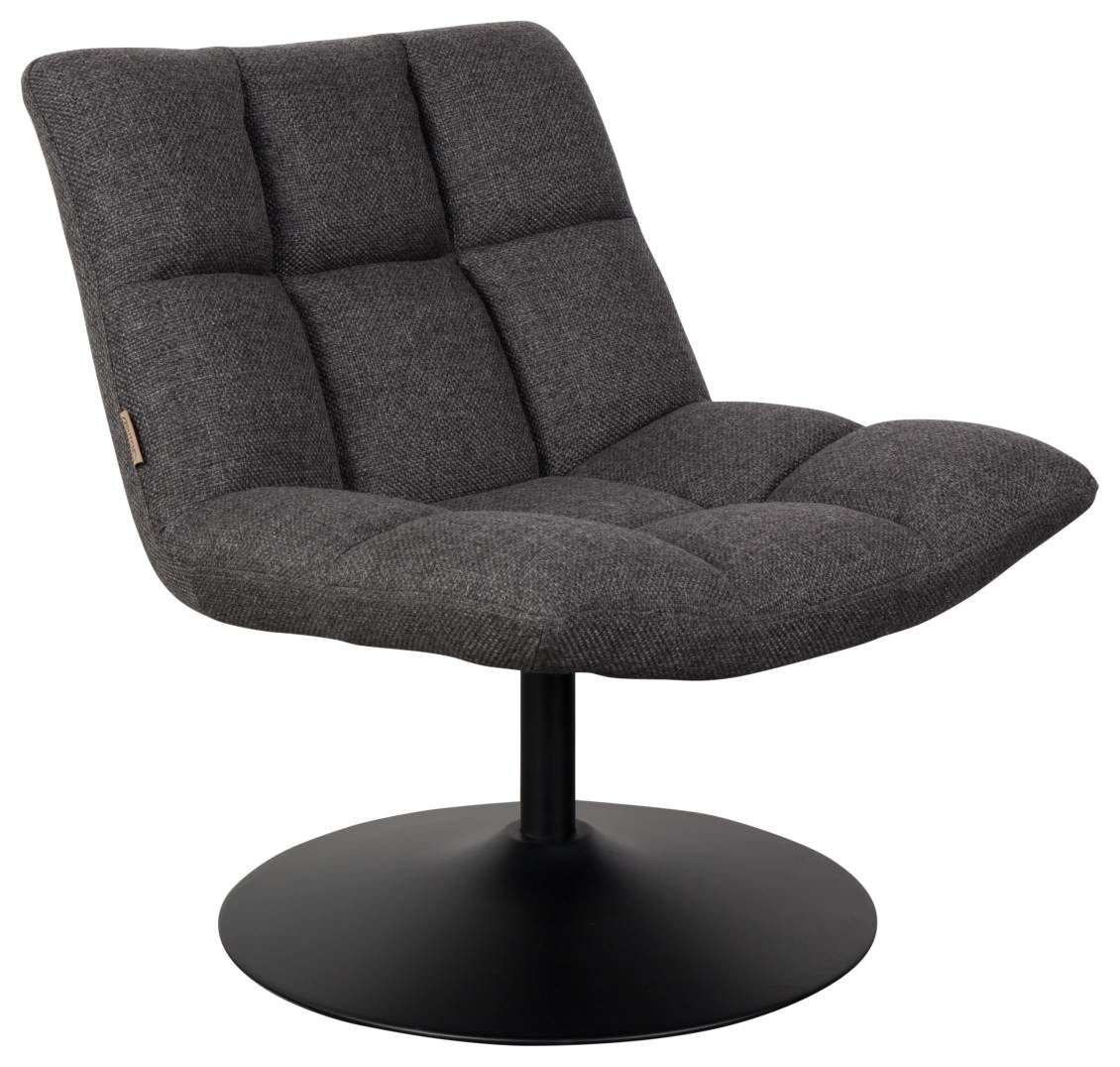 Dutchbone Loungesessel Lounge Sessel BAR Stoff Dunkelgrau von DutchBone