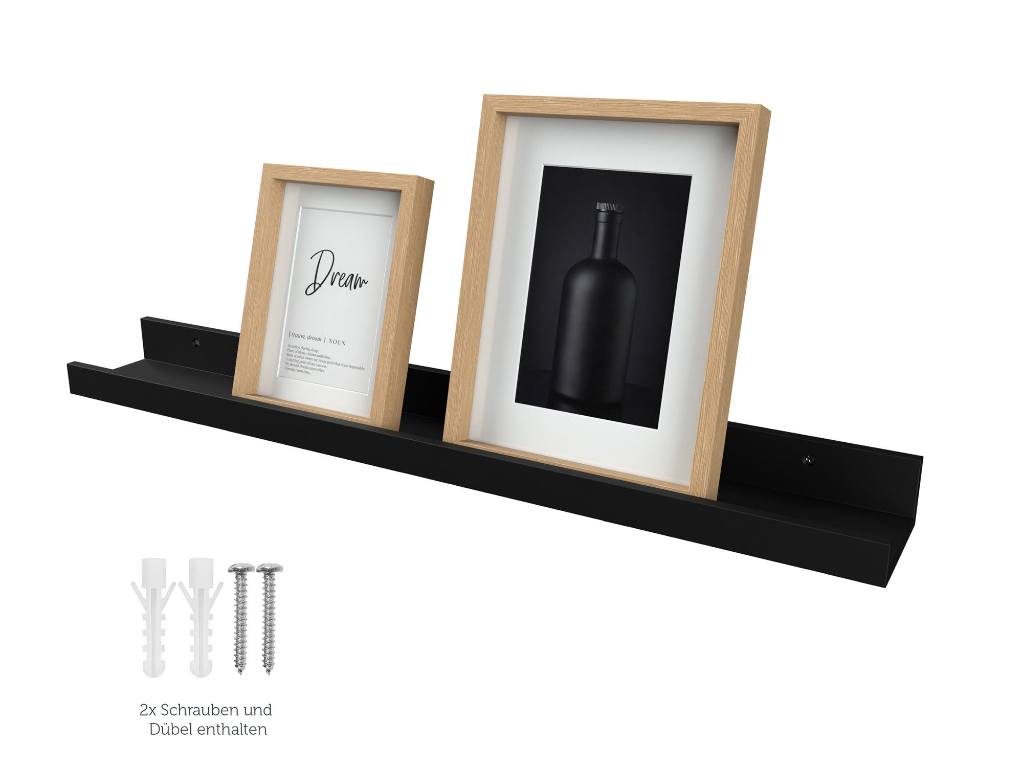 Wackadoo Living Bilderleiste Holz Bilderleiste Wohndeko Deko, Wandregal Wan günstig online kaufen