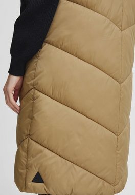 b.young Steppweste Lange Puffer Weste Stepp mit Kapuze BYBOMINA 6257 in Braun