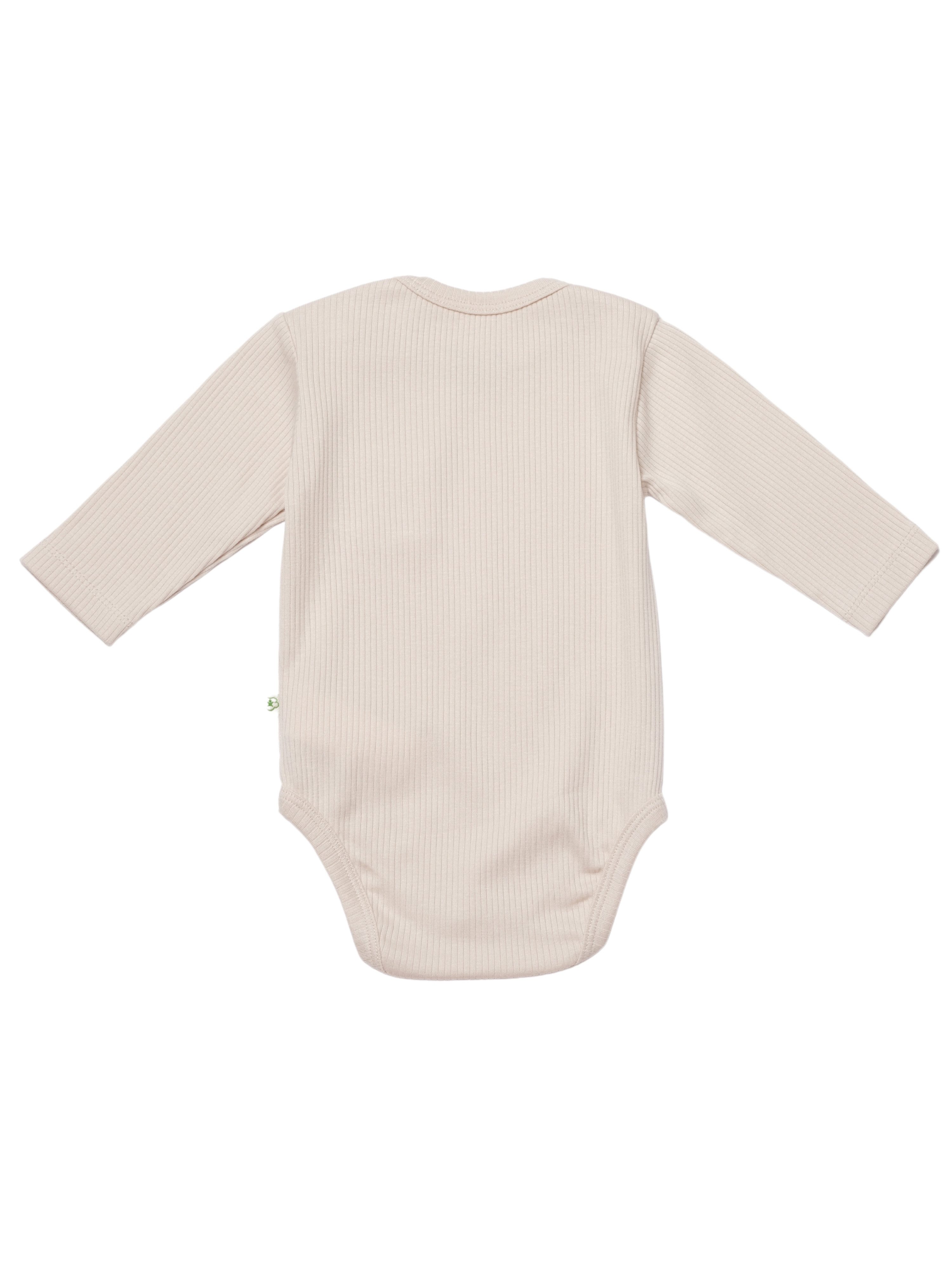 biorganic Langarmbody Baby Nature Relax Modal für Jungen und Mädchen Unisex Langarm (1-tlg) gerippte Textilstruktur (Ripp), Modal und Bio-Baumwolle, Größe 56 - 86