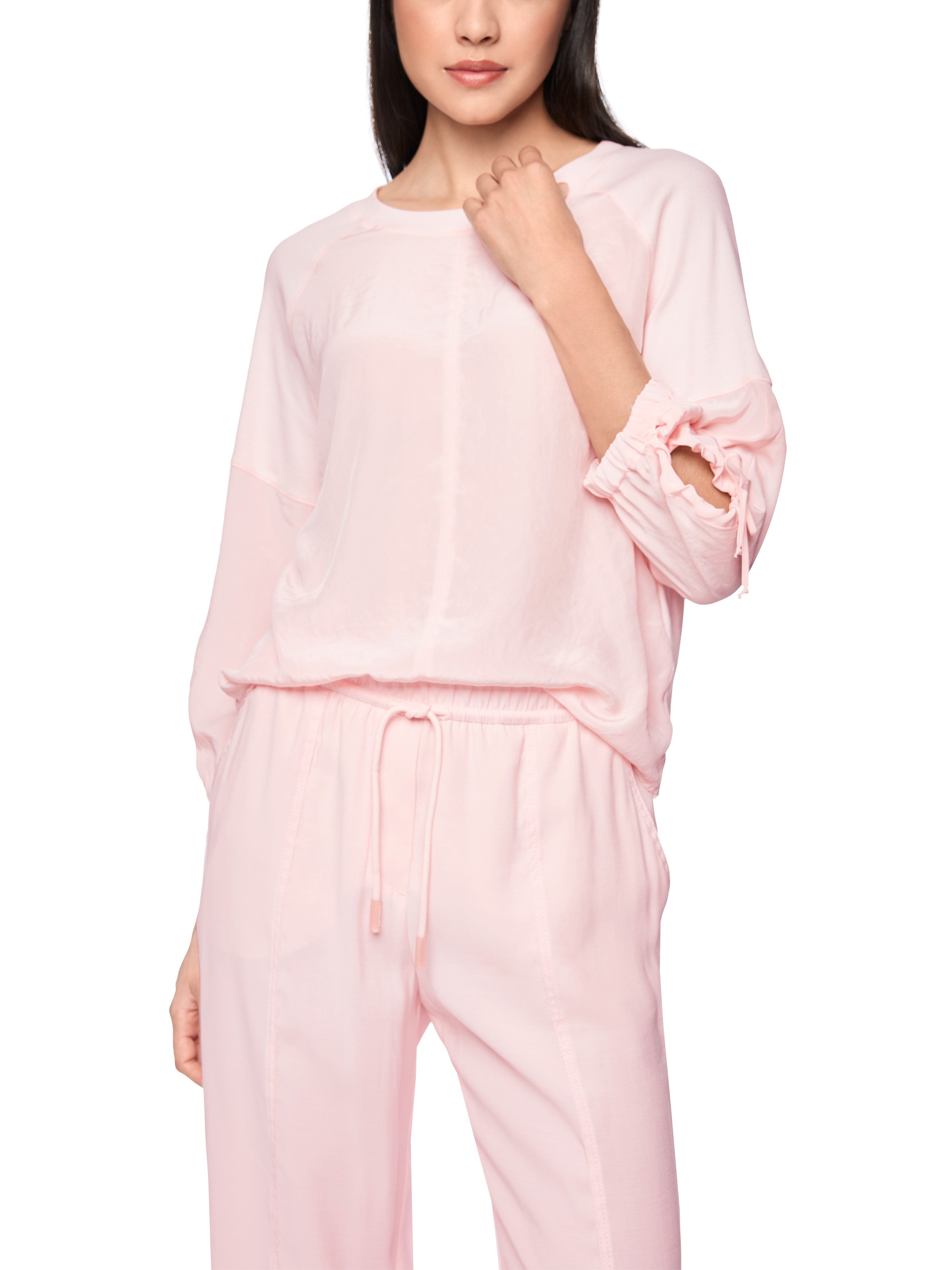 Marc Cain Shirtbluse Mindful Moving Premium Damenmode luftig-leichtes Material, lockere Passform