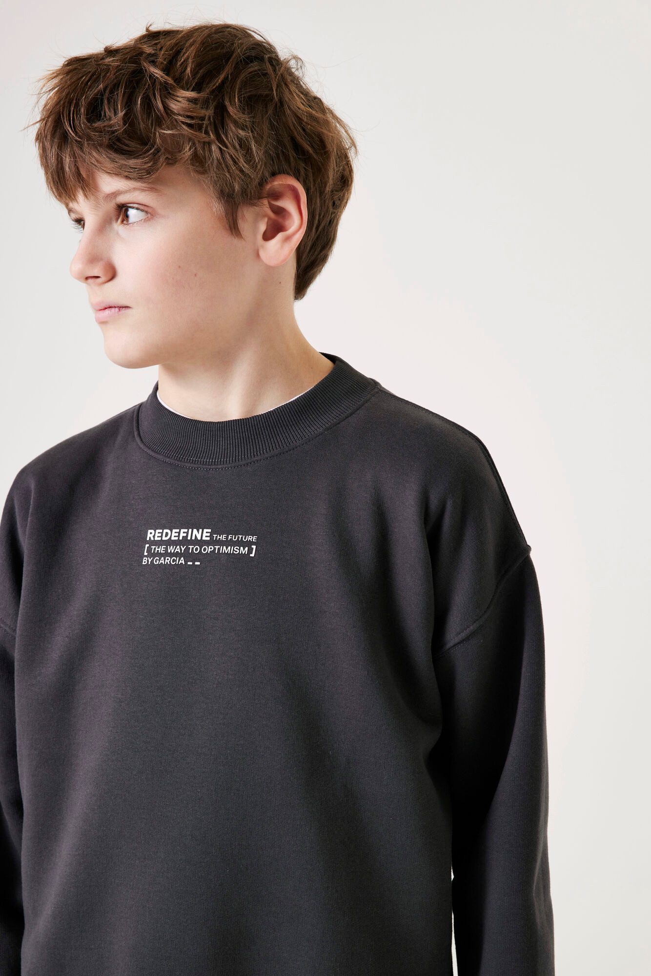 Garcia Sweatshirt mit Rückenprint