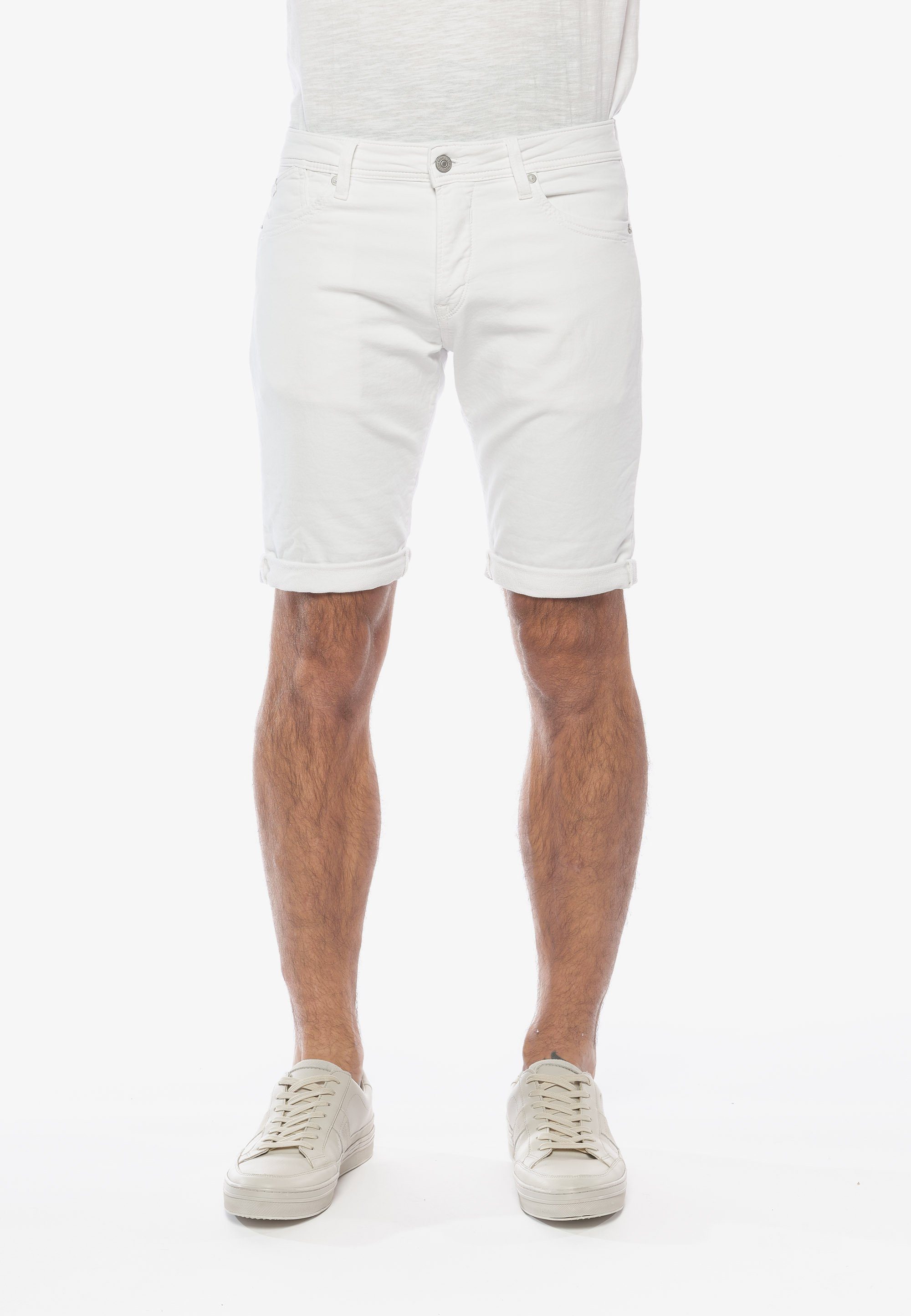 Le Temps Des Cerises 5-Pocket-Design BODO klassischen weiß im Shorts