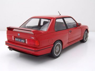 Solido Modellauto BMW M3 E30 1986 rot Modellauto 1:18 Solido, Maßstab 1:18