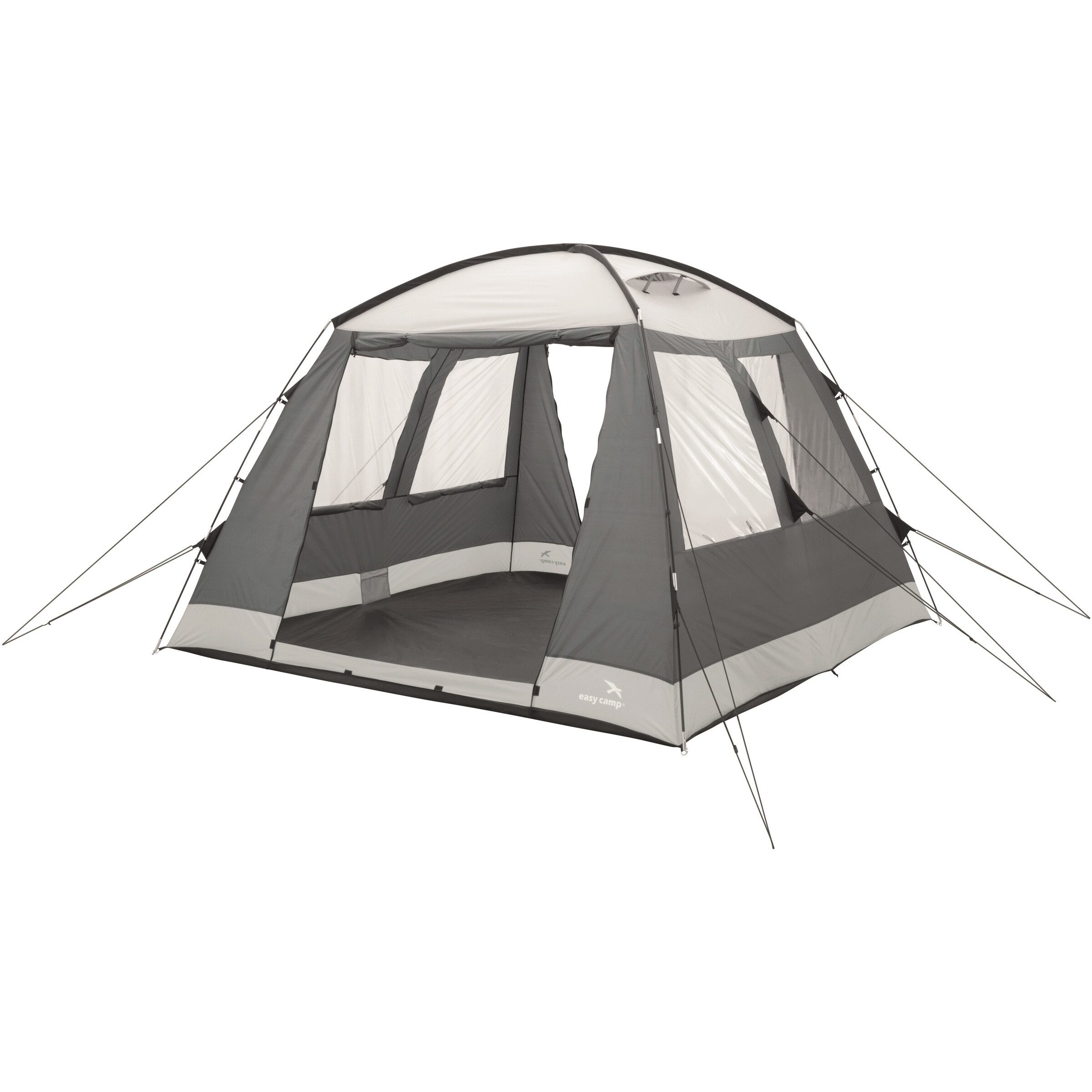 easy camp Gruppenzelt Daytent grau, Fieberglas, Camping, Outdoor, Personen: 2