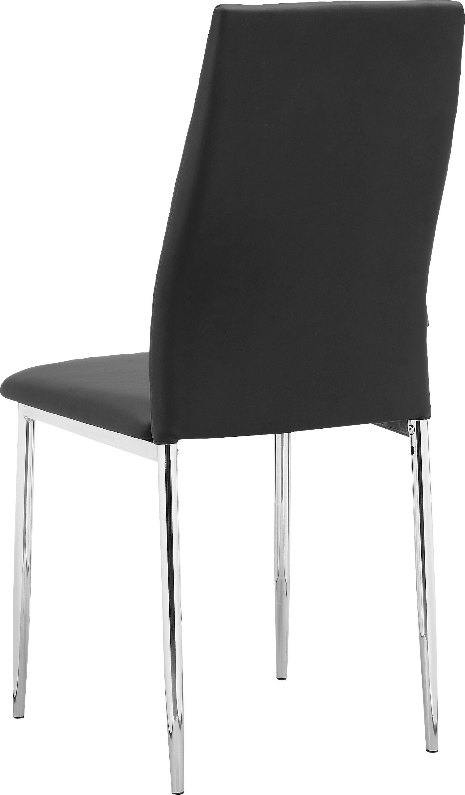 INOSIGN Esszimmerstuhl Rücken schwarz Sitzhöhe St), 2er im erhältlich, cm schwarz (2 Acilino | mit 49 Set und gepolstert, Sitz