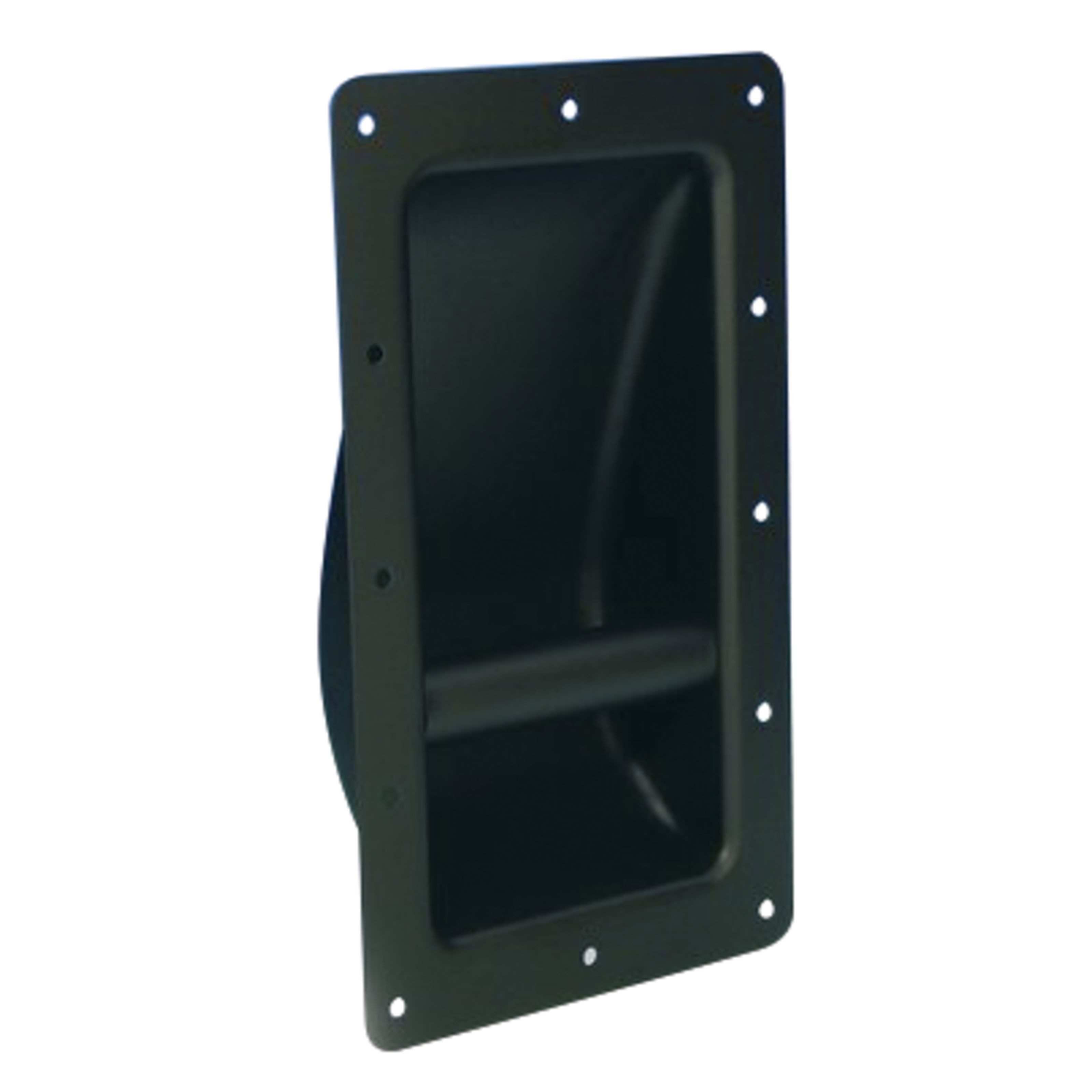 Adam Hall Griff (Fittings, Griffe), 34001 Schalengriff groß schwarz, 12 Montagelöcher - Griff