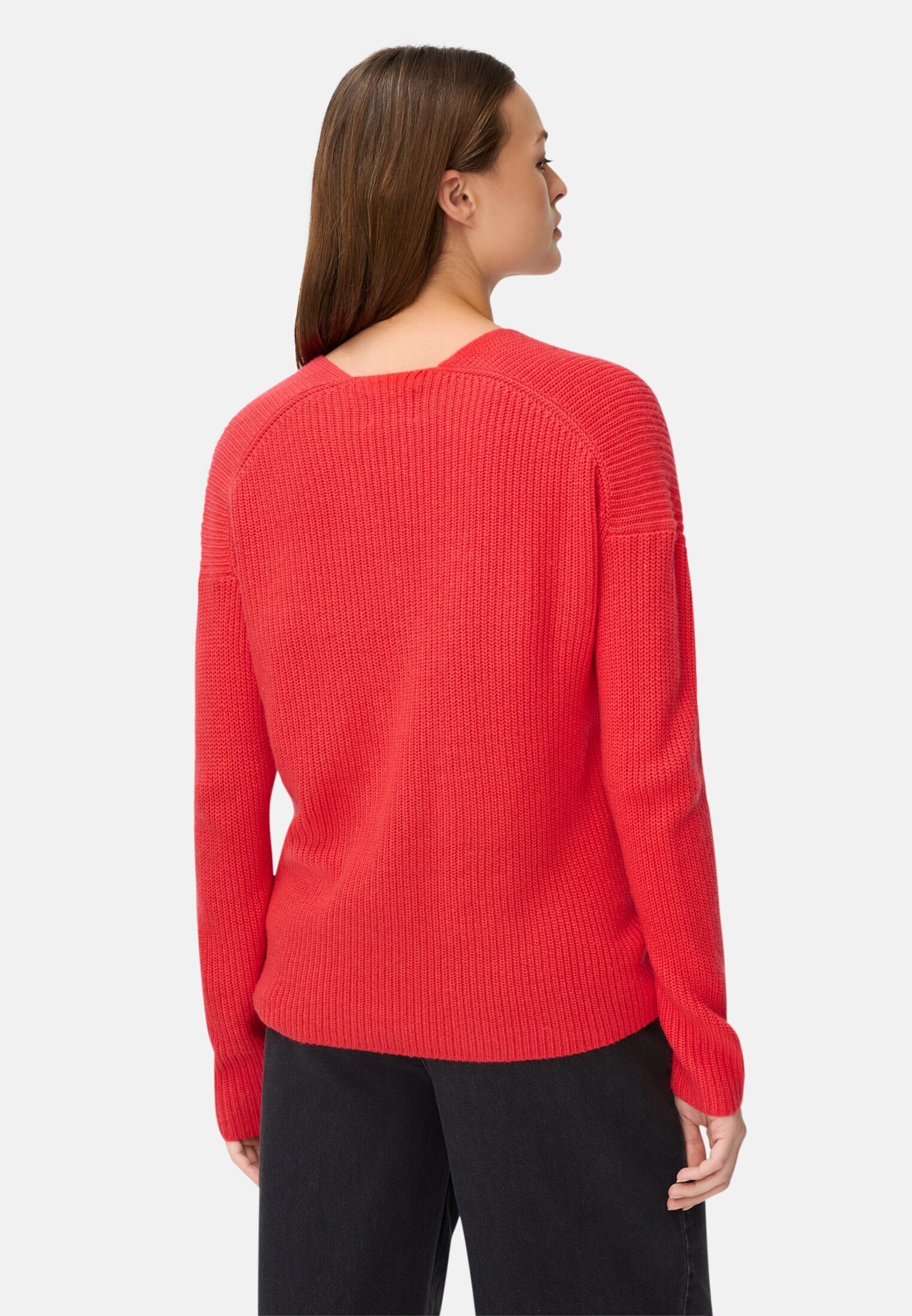 camel active Strickpullover mit V-Ausschnitt Langarm tiefer V-Ausschnitt Ma günstig online kaufen