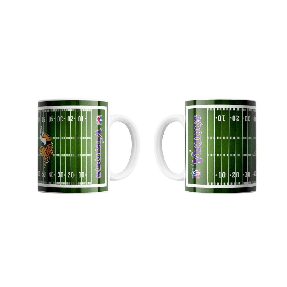 Minnesota Vikings Becher Minnesota Vikings Jumbo-Tasse „Field“ 450ml, Keramik