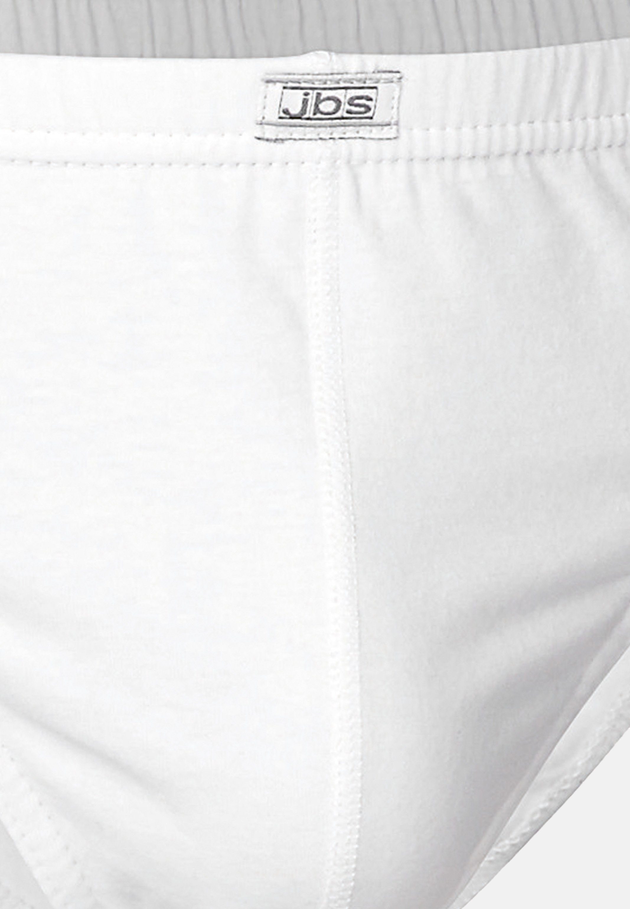 Ohne Pack Slip Mini - Unterhose Atmungsaktiv Eingriff (Spar-Set, - / Baumwolle Cotton 10er jbs Slip Organic Weiß - 10-St)
