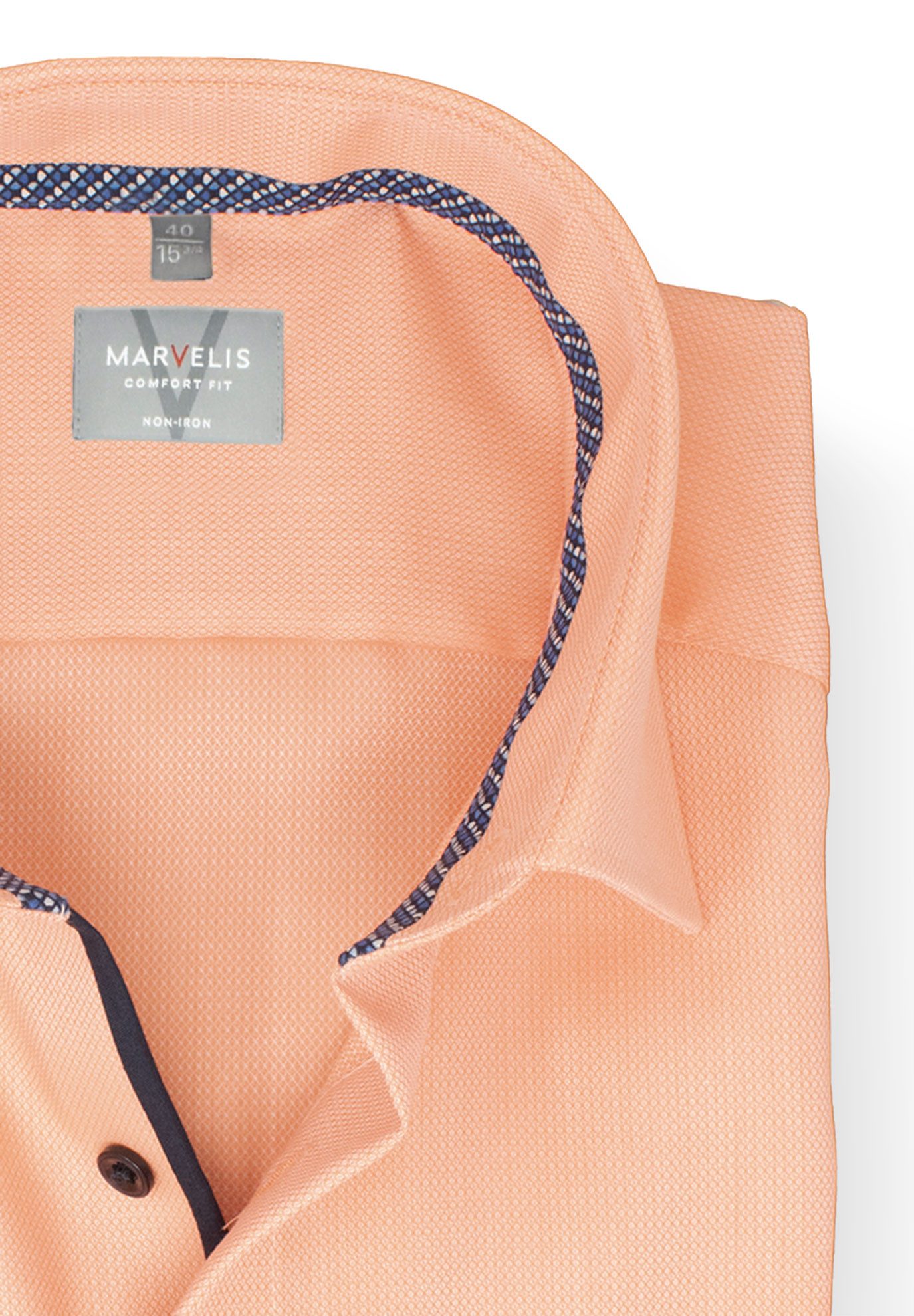 MARVELIS Kurzarmhemd Comfort Fit bequeme Schnittführung