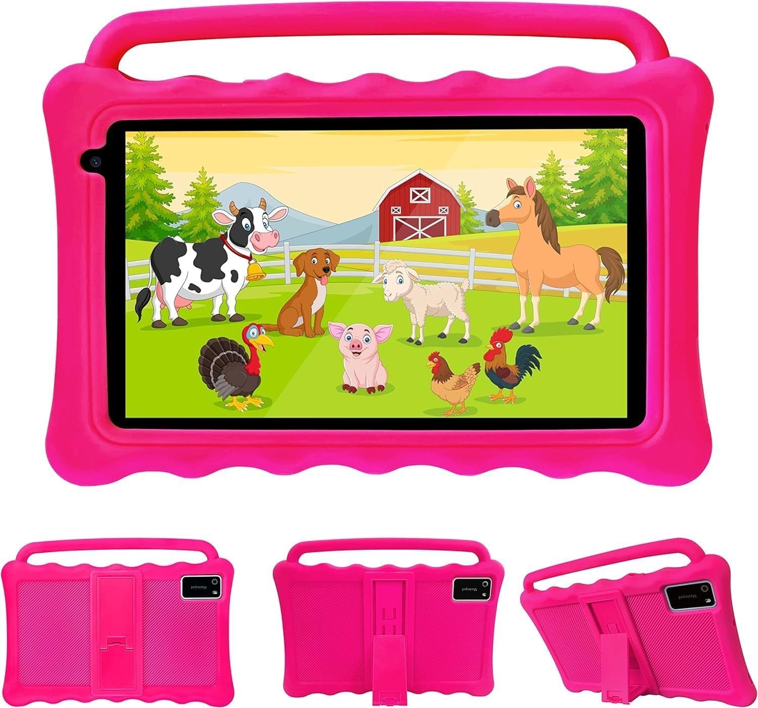 BYYBUO 2GB RAM Kinder's Tablet (7", 32 GB, Android 12, Mit der KIDOZ-Elternaufsichts-App Bildung, Spielen)