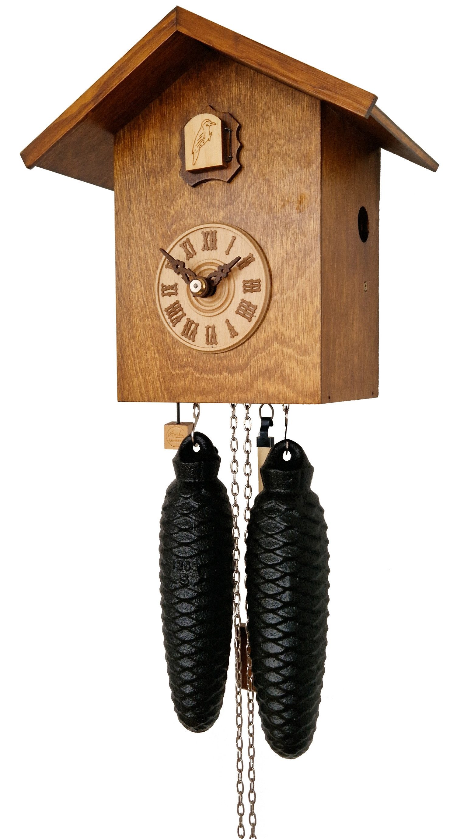 Rombach & Haas Pendelwanduhr Kuckucksuhren 8 Tage Uhrwerk SK34 (hörbare Tickgeräusche)