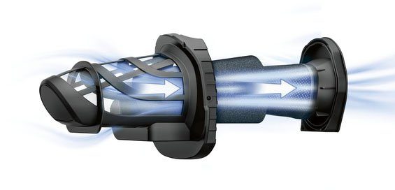 BOSCH Akku-Handstaubsauger BHN20L 20Vmax, hohe Saugkraft, lange Laufzeit, flexible Reinigung, beutellos, ideal für Polster und Auto, leicht, kabellos