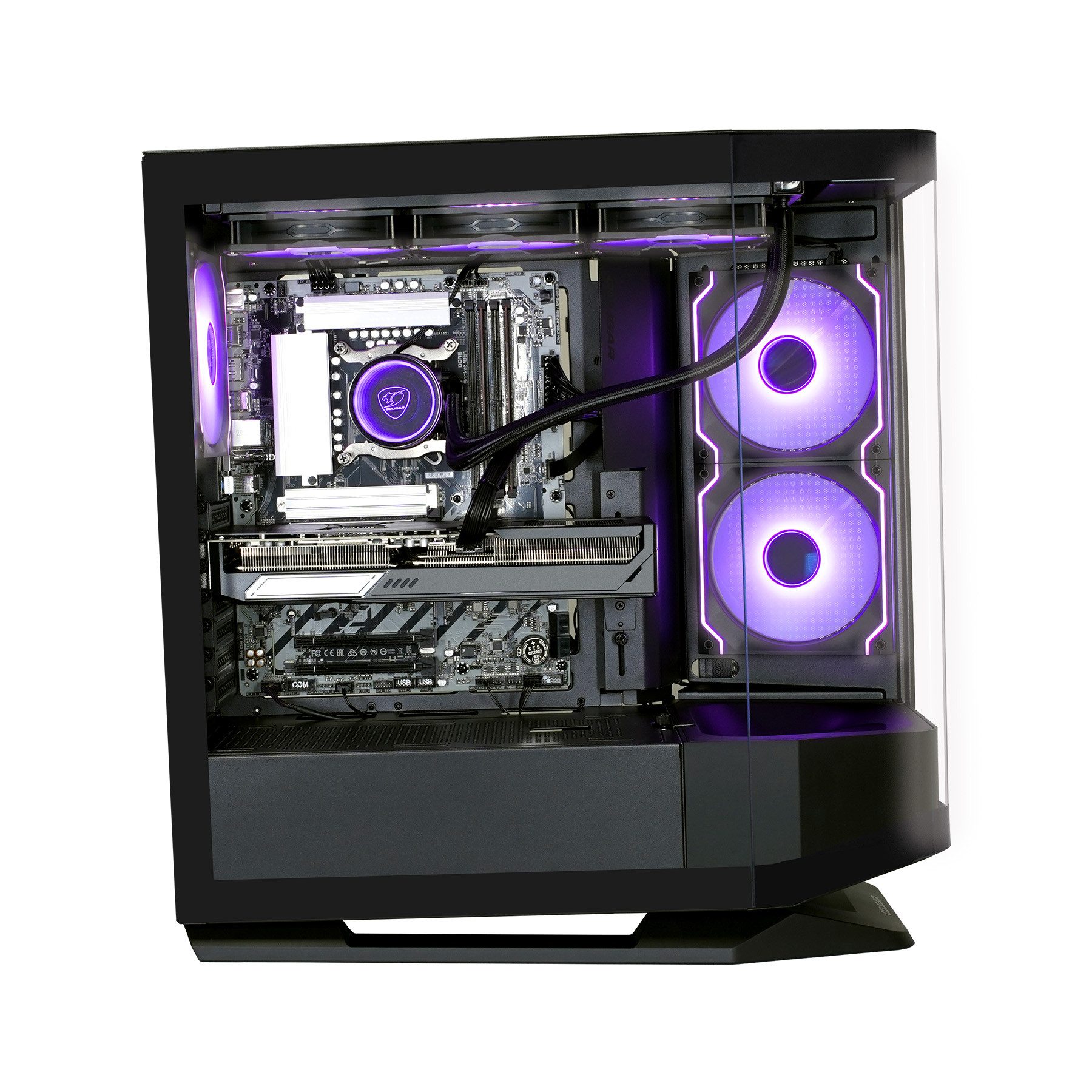 Cougar FV270 BK 8071 AMD Ryzen 7 9700X 32GB DDR5 1TB SSD RX 9070 XT Gaming-PC (AMD Ryzen 7 9700X, RX 9070 XT, 32 GB RAM, 1000 GB SSD, Wasserkühlung, Windows 11, DDR5 RAM, Wasserkühlung)
