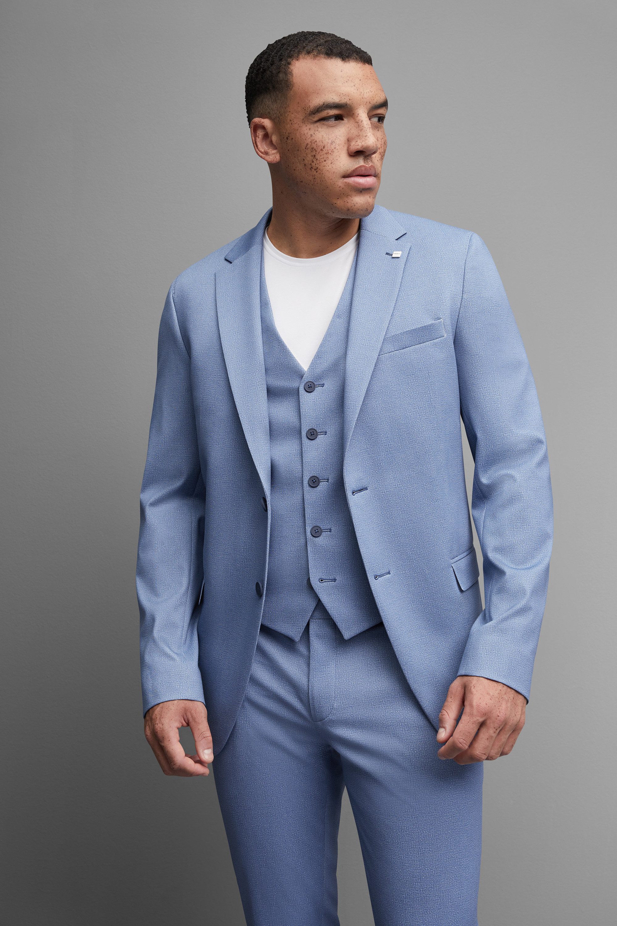 Digel Anzugsakko Anello-ST (1-tlg., Polyester-Viskosemix) Touching Buttons günstig online kaufen