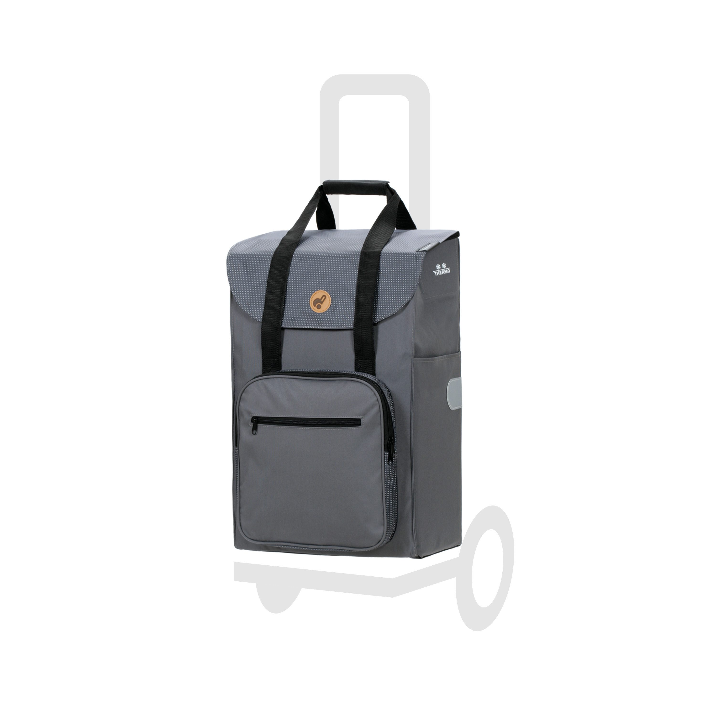 Andersen Einkaufstrolley Tasche Wismar silbergrau, Thermofach günstig online kaufen