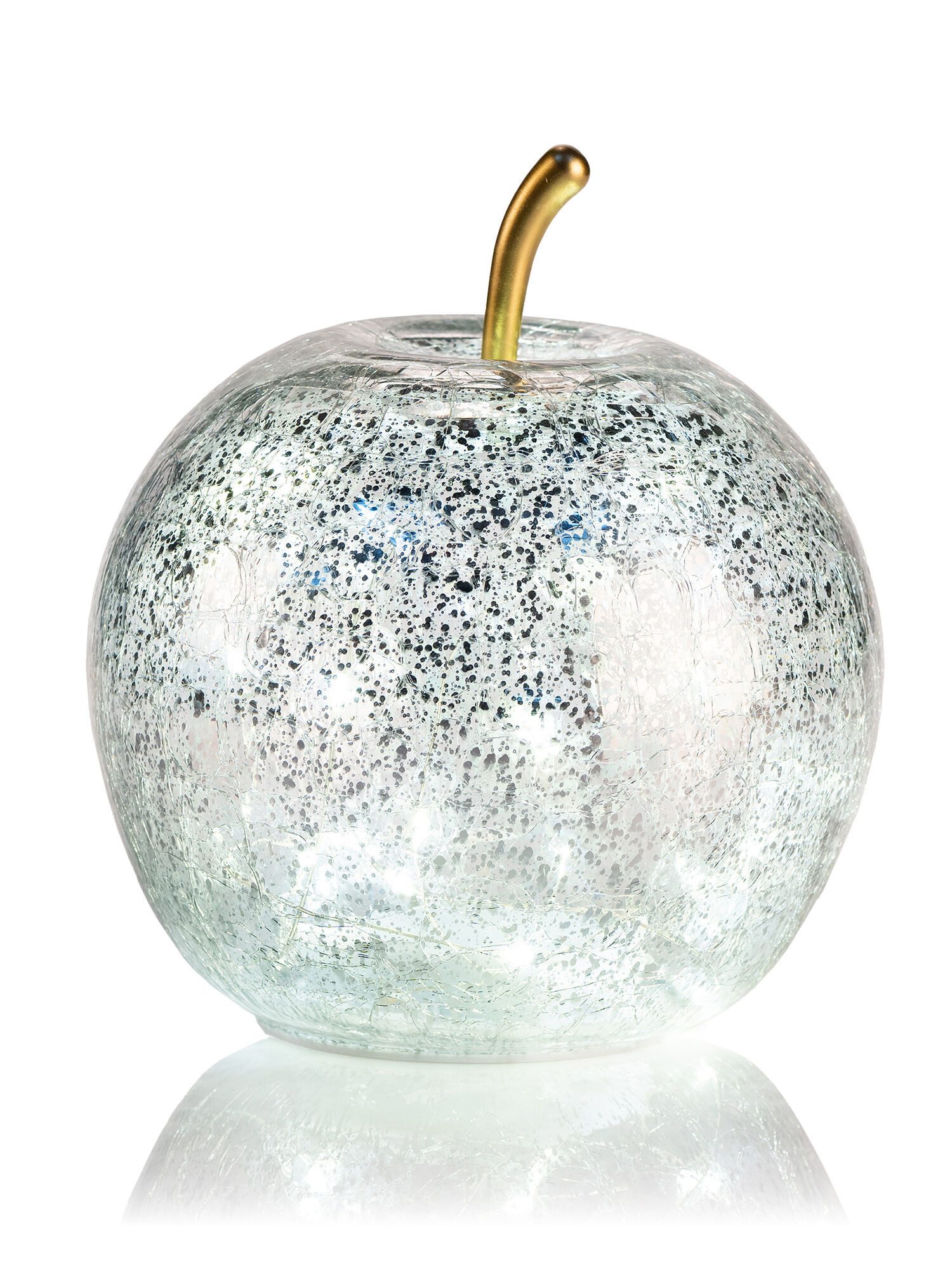 Dekorieren macht glücklich LED-Dekofigur LED-Leuchte in Apfelform mit 15 Micro-LEDs, inkl. 6h Timer (1 Stück), dekorative Leuchtapfel Lampe für Innenbereich, batteriebetrieben