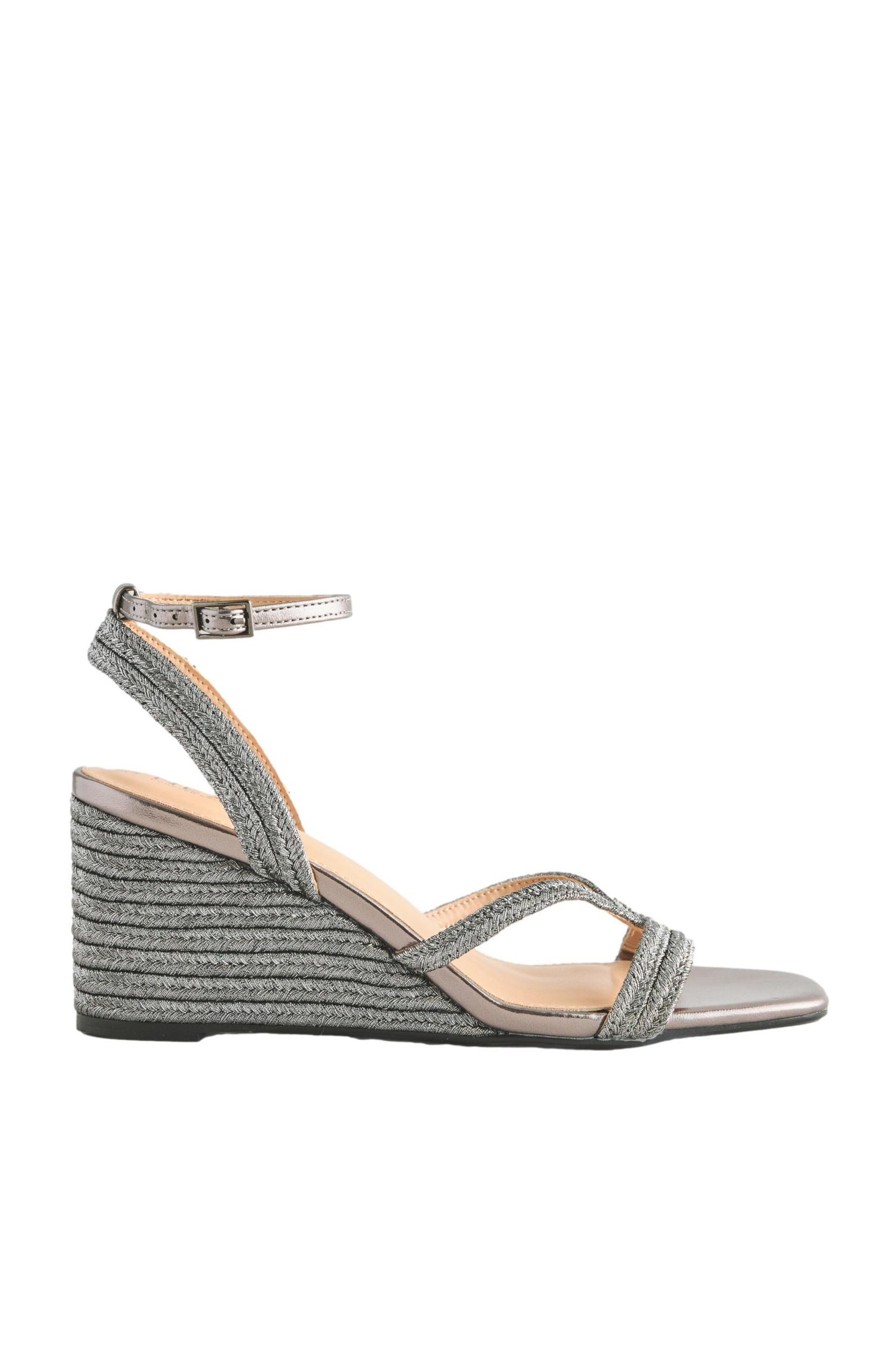 Next Forever Comfort® Riemchen-Espadrilles, Keilabsatz Keilsandalette günstig online kaufen