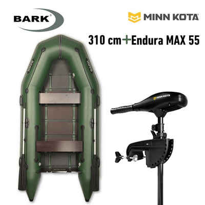 BARK Boote Schlauchboot BARK BT-310 mit e-Motor MINNKOTA Endura MAX 55, (Komplettset, -, mit Elektromotor)