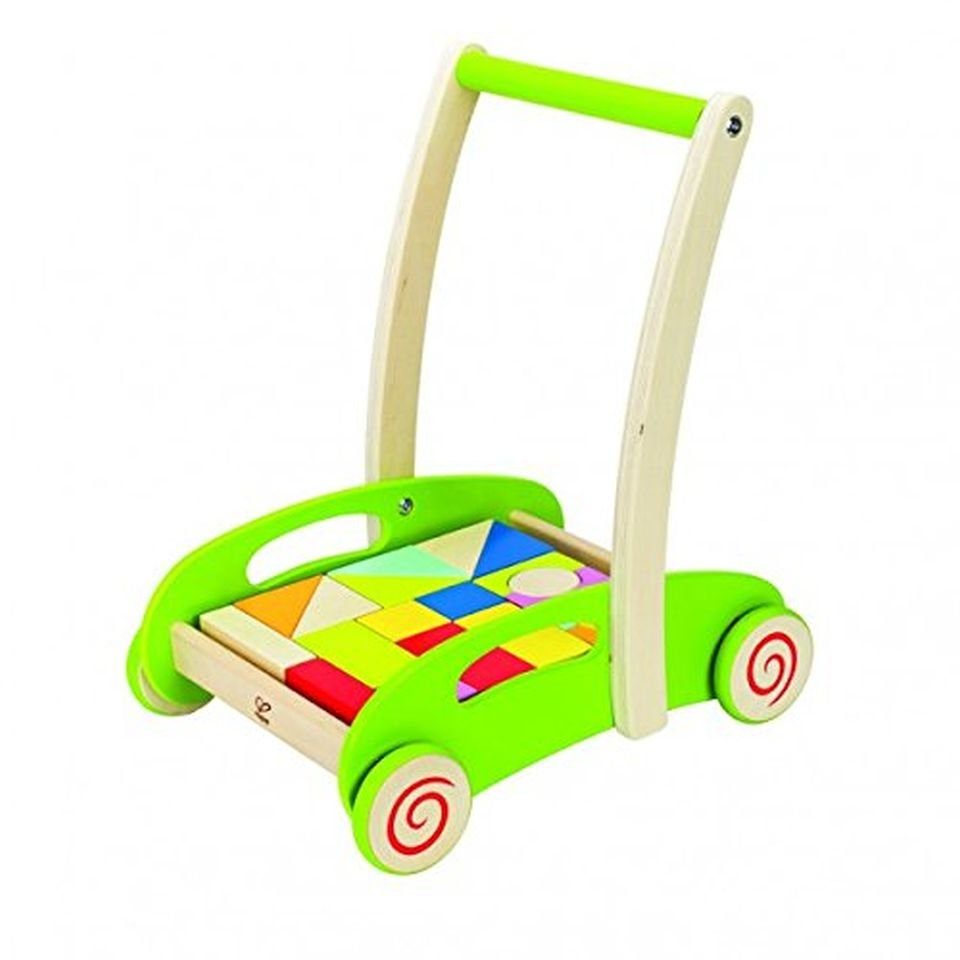 Hape Kinderfahrzeug Lauflernhilfe Hape Lauflernwagen mit Bauklötzen