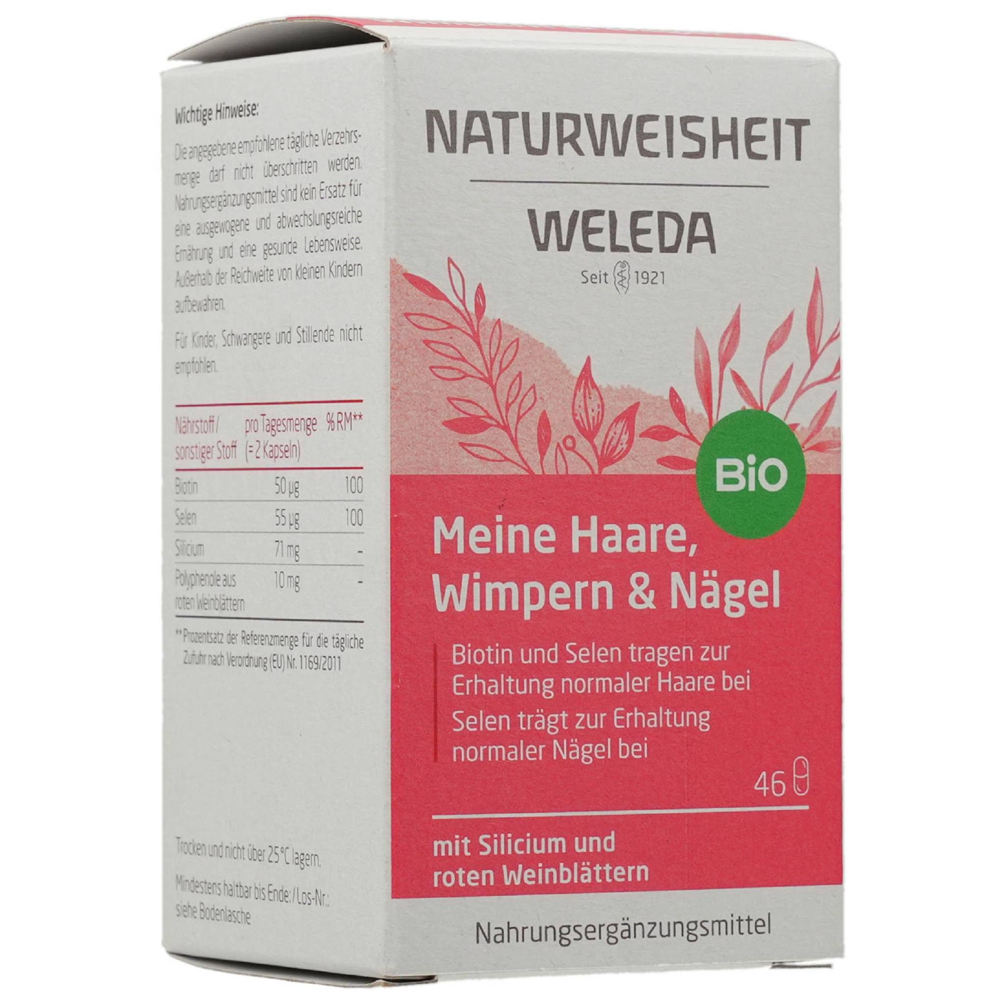 WELEDA AG WELEDA Naturweisheit Meine Haare Wimpern&Nägel Kps Kapseln