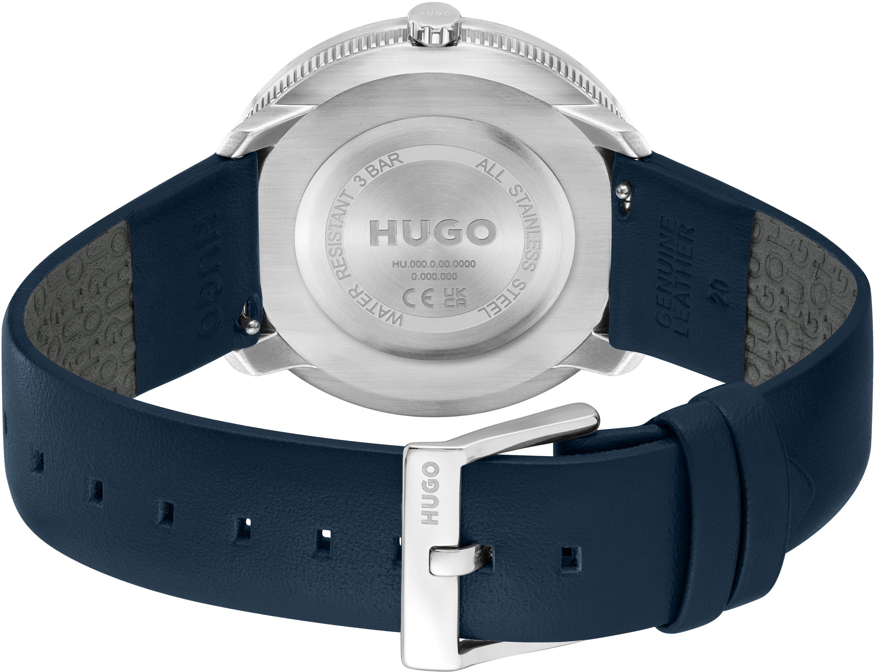 HUGO Quarzuhr #FLUID, 1520025, (Set, Uhr Wechselband), ideal 2-tlg., als auch Geschenk mit