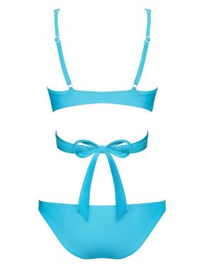 Obsessive Push-Up-Bikini Bikini Cobaltica blau BH + Slip elastisch (Set)