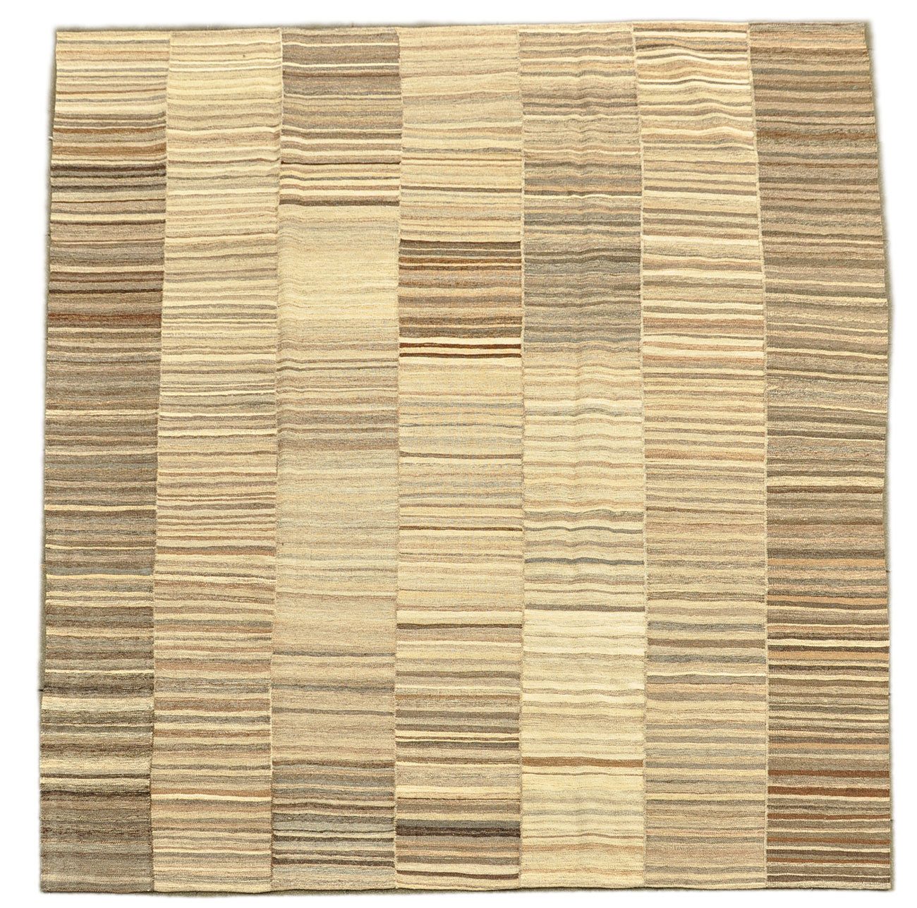 KUHFELL online & NOMAD Orientteppich Nomaden Teppich Persischer Kelim Mazanderan 315 x 230 cm Beige Braun