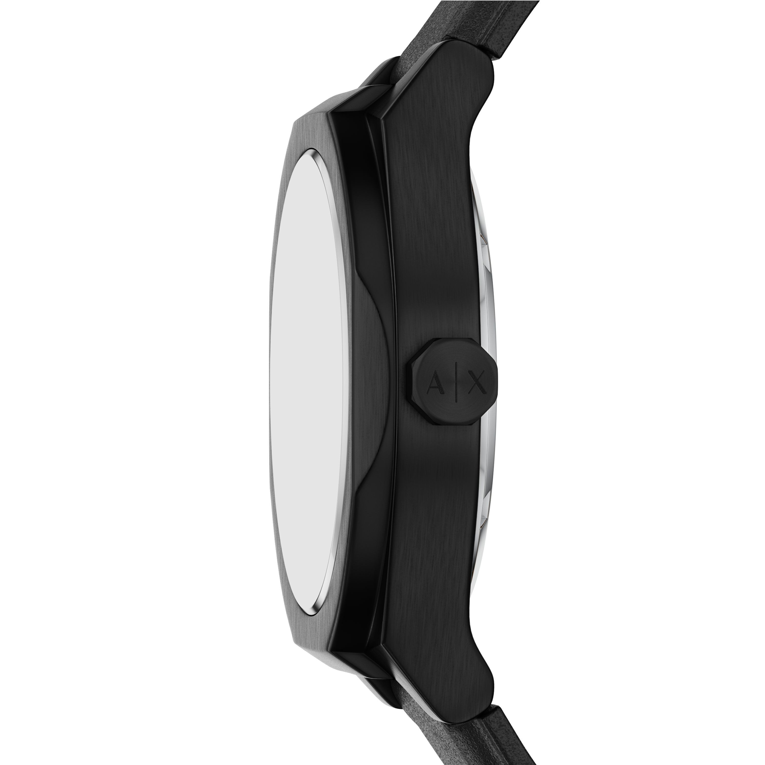 ARMANI EXCHANGE Automatikuhr SYNC AX4297, Armbanduhr, Herrenuhr, Mechanische Uhr, Lederarmband, analog