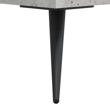 vidaXL Highboard Highboard Betongrau 69,5x32,5x180 cm Holzwerkstoff (1 St)