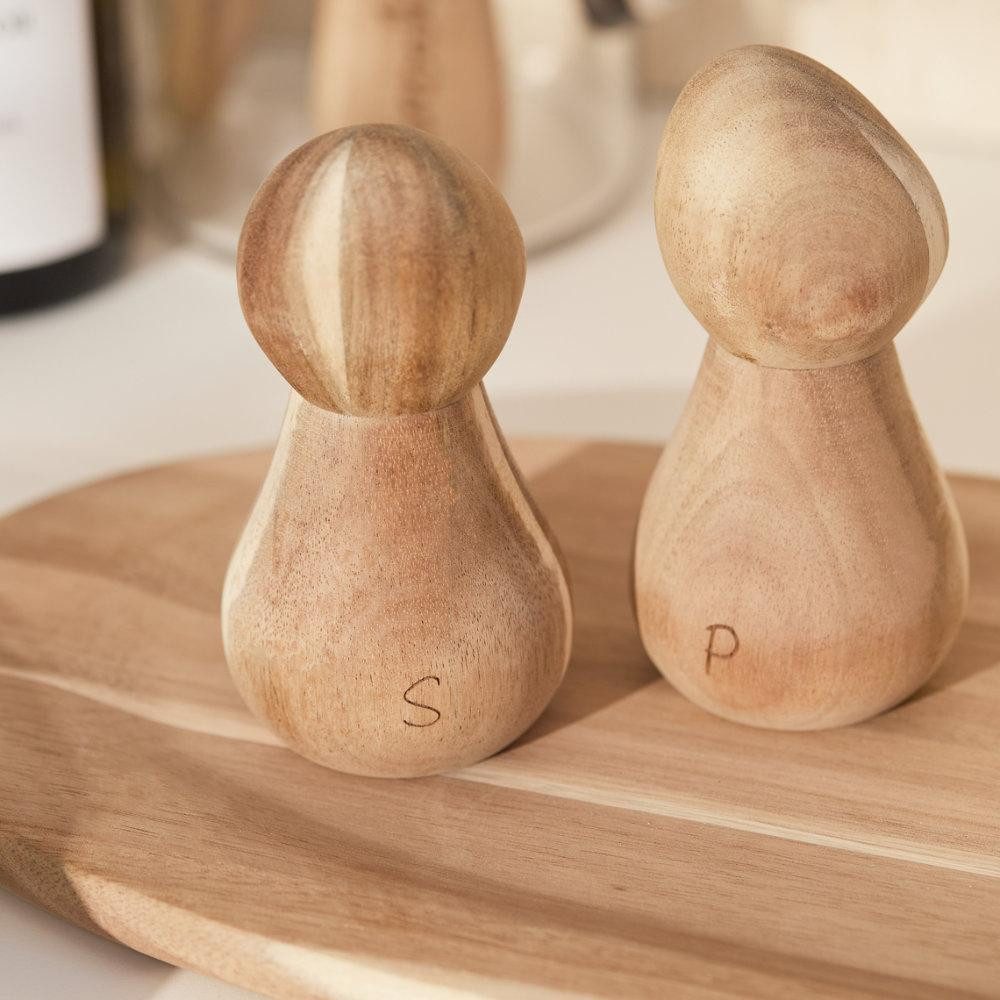 Räder Gewürzmühle Design Salzmühle Akazienholz (6,6x12,6cm)