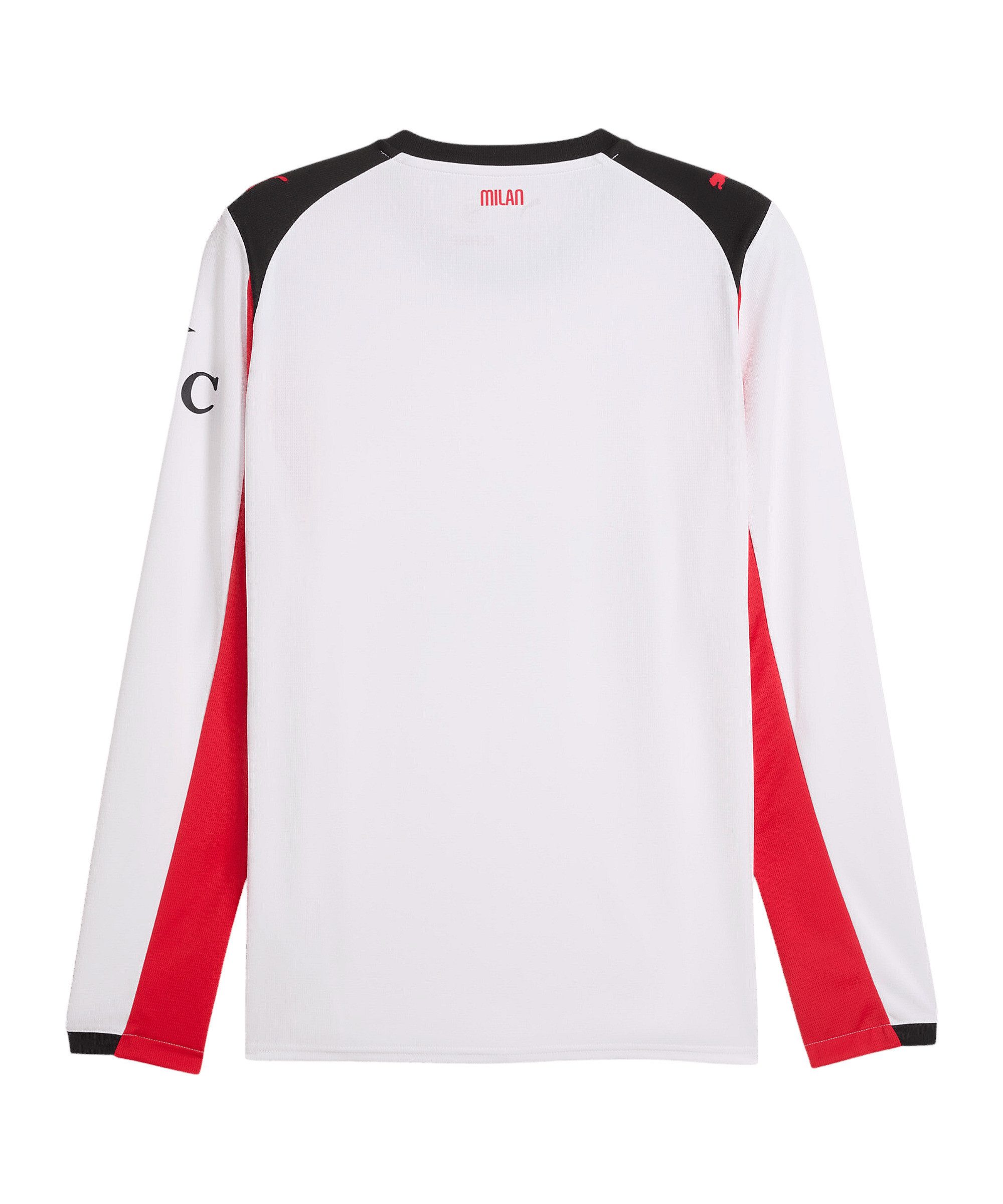PUMA Fußballtrikot PUMA AC Mailand Trikot langarm Away 2025/2026 Weiß Serie günstig online kaufen