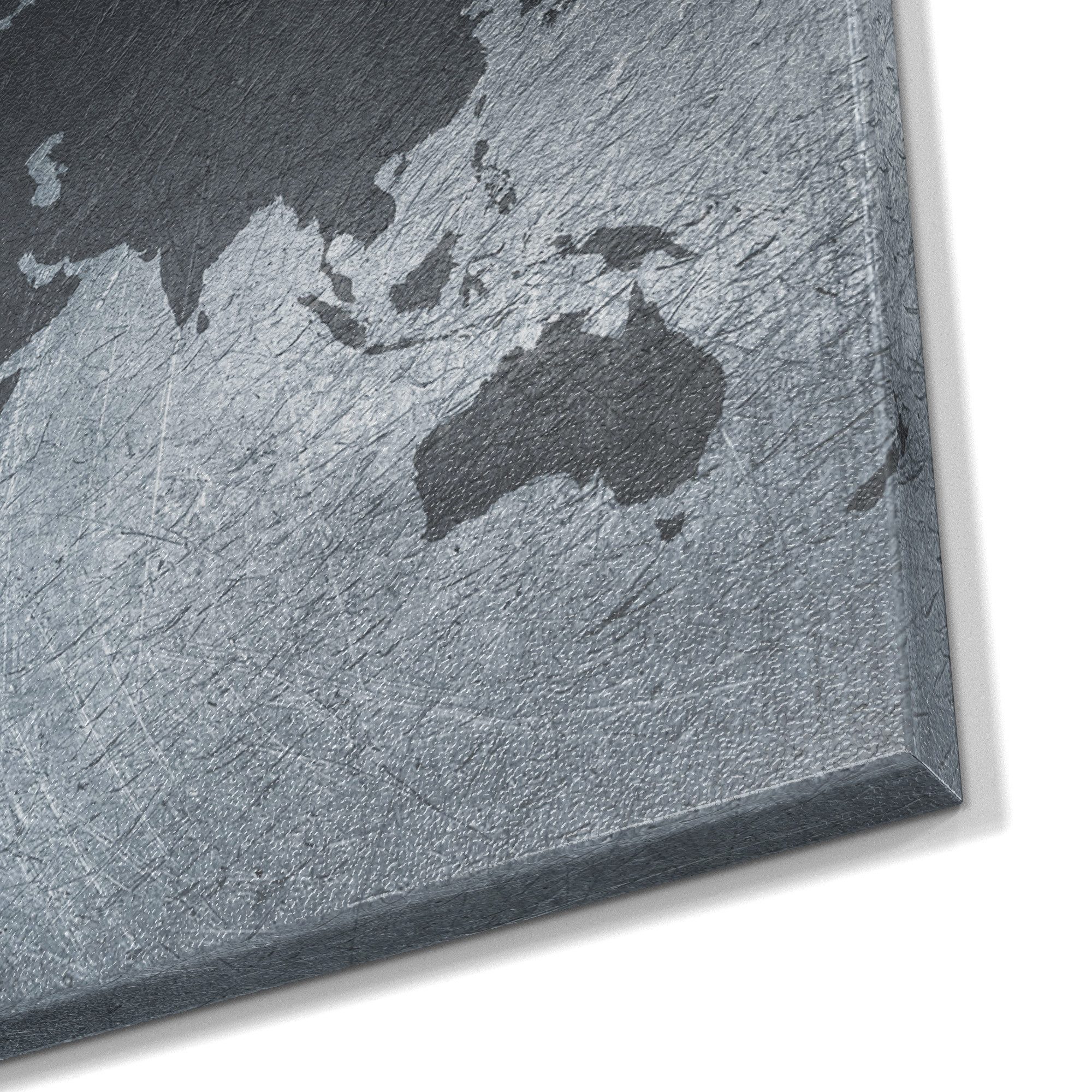 DEQORI Magnettafel 'Geschmiedete Welt', Metall Whiteboard für alle Magnete, Magnetboard magnetisch – Bild 5 von 5
