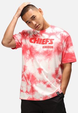 Recovered Print-Shirt Kansas City Chiefs - NFL - Tie-Dye Relaxed T-shirt, Kingdom Red XXL