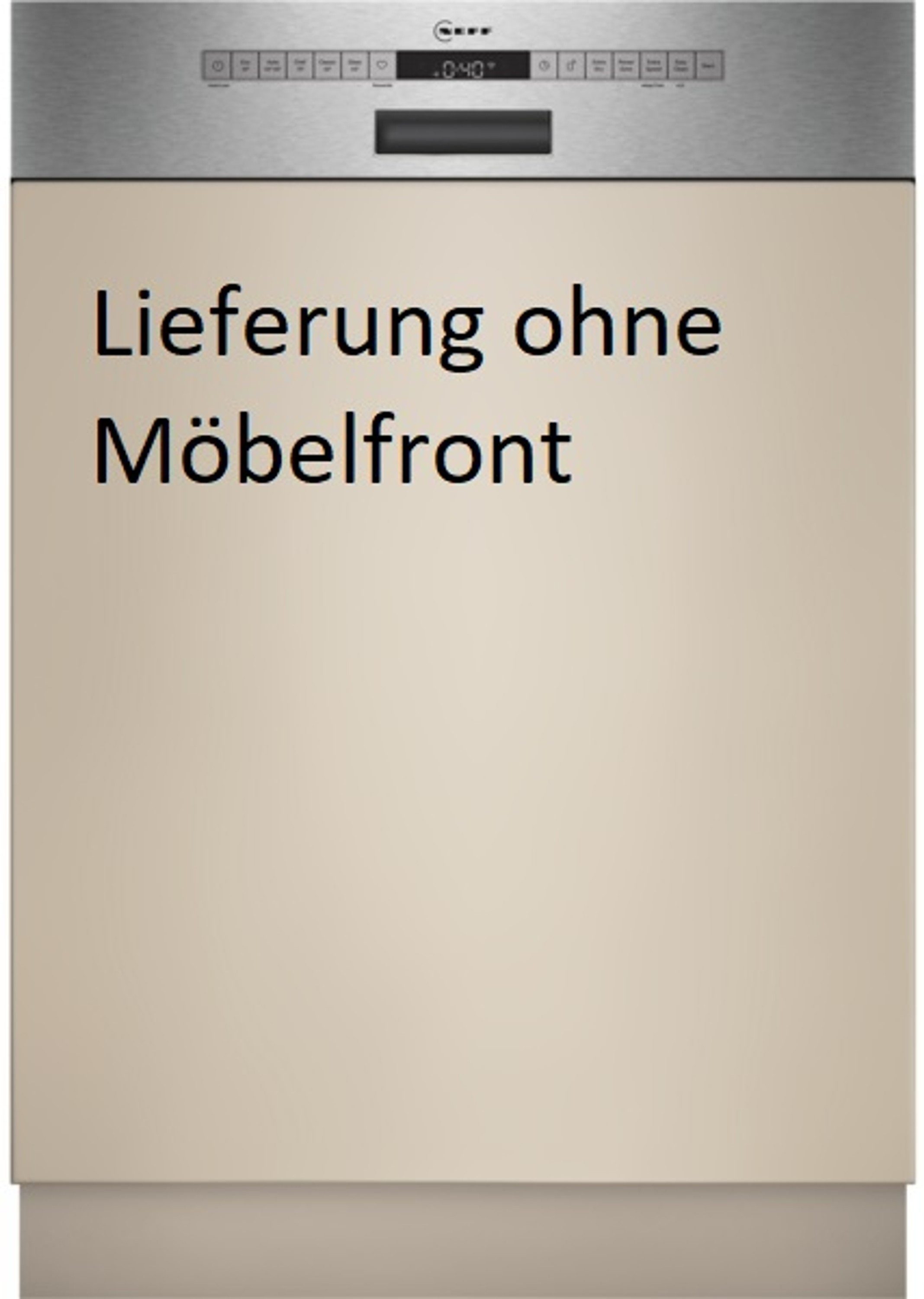 NEFF teilintegrierbarer Geschirrspüler S145ECS15E, 9 l, 14 Maßgedecke, leise, Wifi-fähig, Programme Download