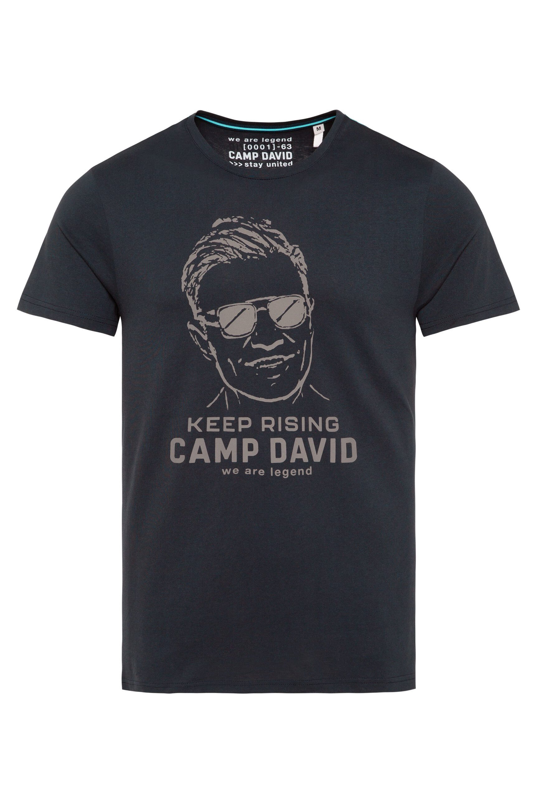 CAMP DAVID Rundhalsshirt aus Baumwolle günstig online kaufen