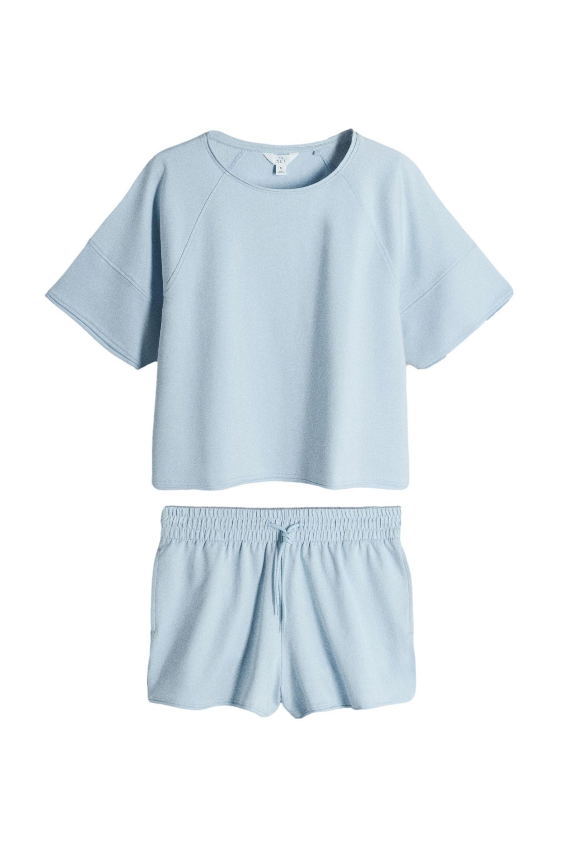 The Set T-Shirt & Shorts The Set Raglan-T-Shirt und Sweatshorts, 2er Set (2-tlg)