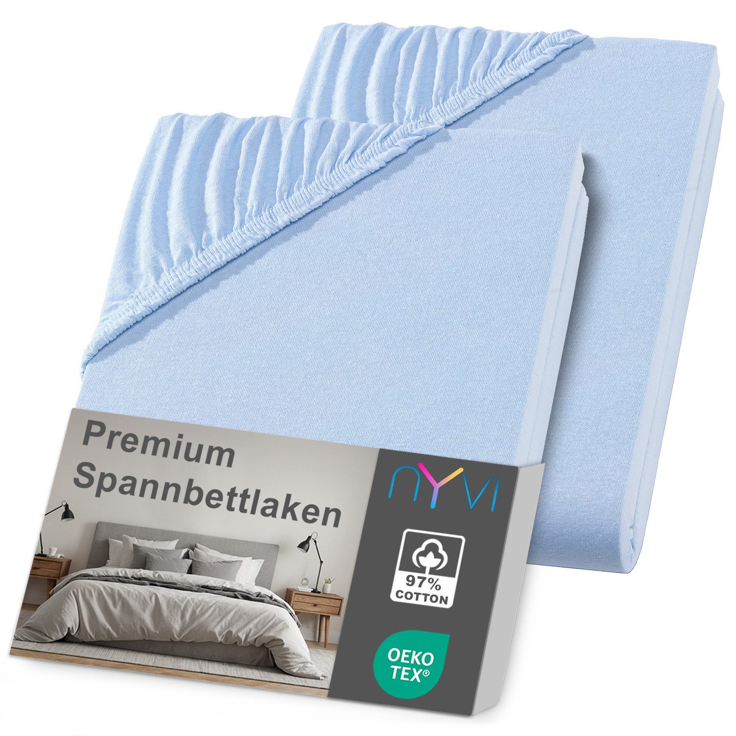 NYVI Spannbettlaken Spannbettlaken DreamScience Premium für günstig online kaufen