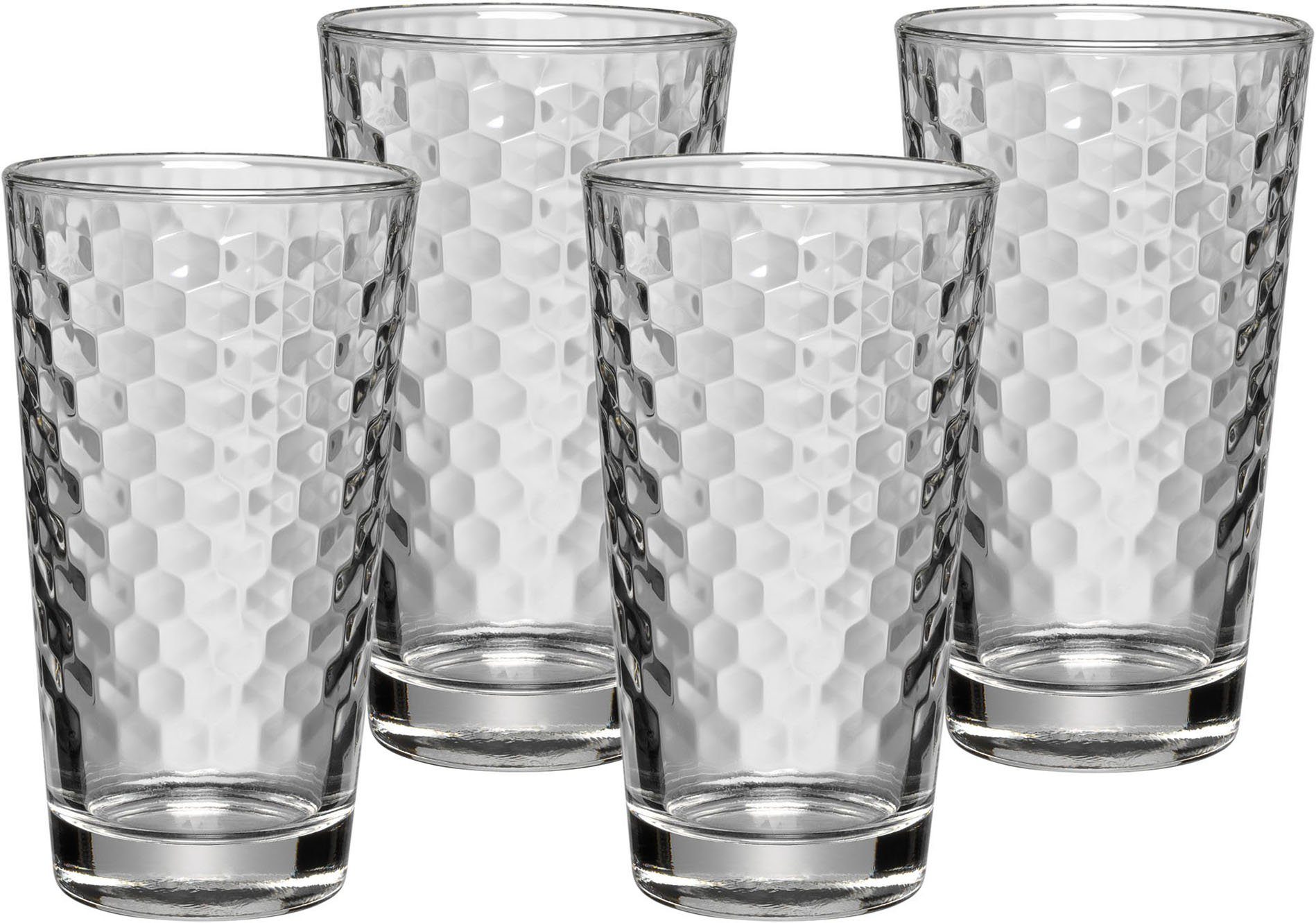 WMF Стекло-Set CoffeeTime, Glas, Hitzebeständiges Glas, 4-teilig