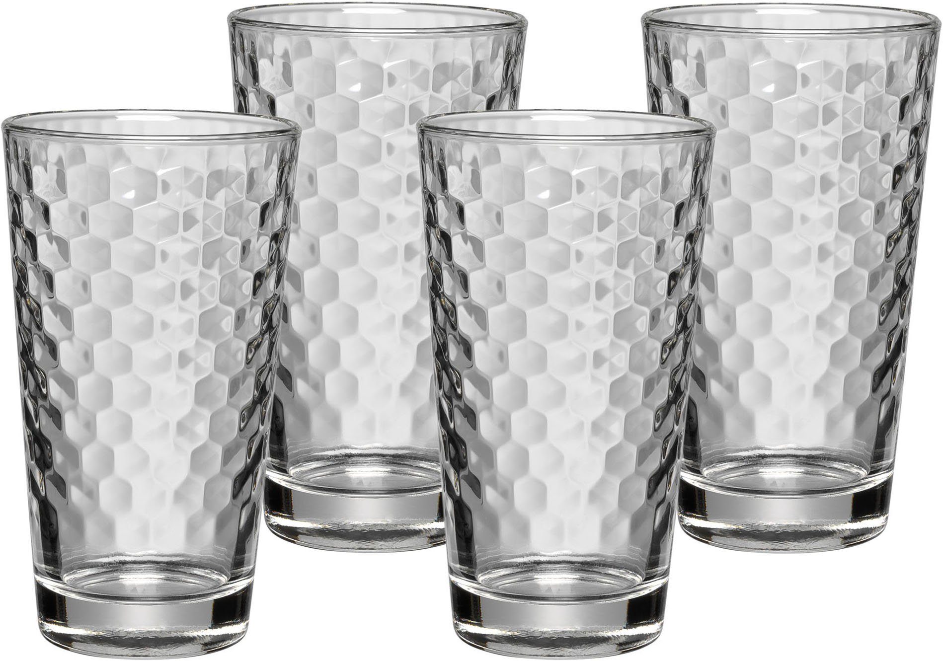 WMF Gläser-Set CoffeeTime, 4-tlg., Glas, Hitzebeständiges Glas, 4-teilig