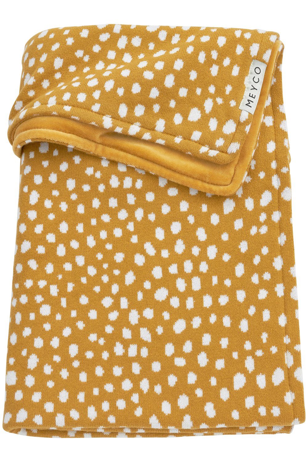 Babydecke Cheetah velvet Honey Gold, Meyco Baby, 75x100cm | Kuscheldecken