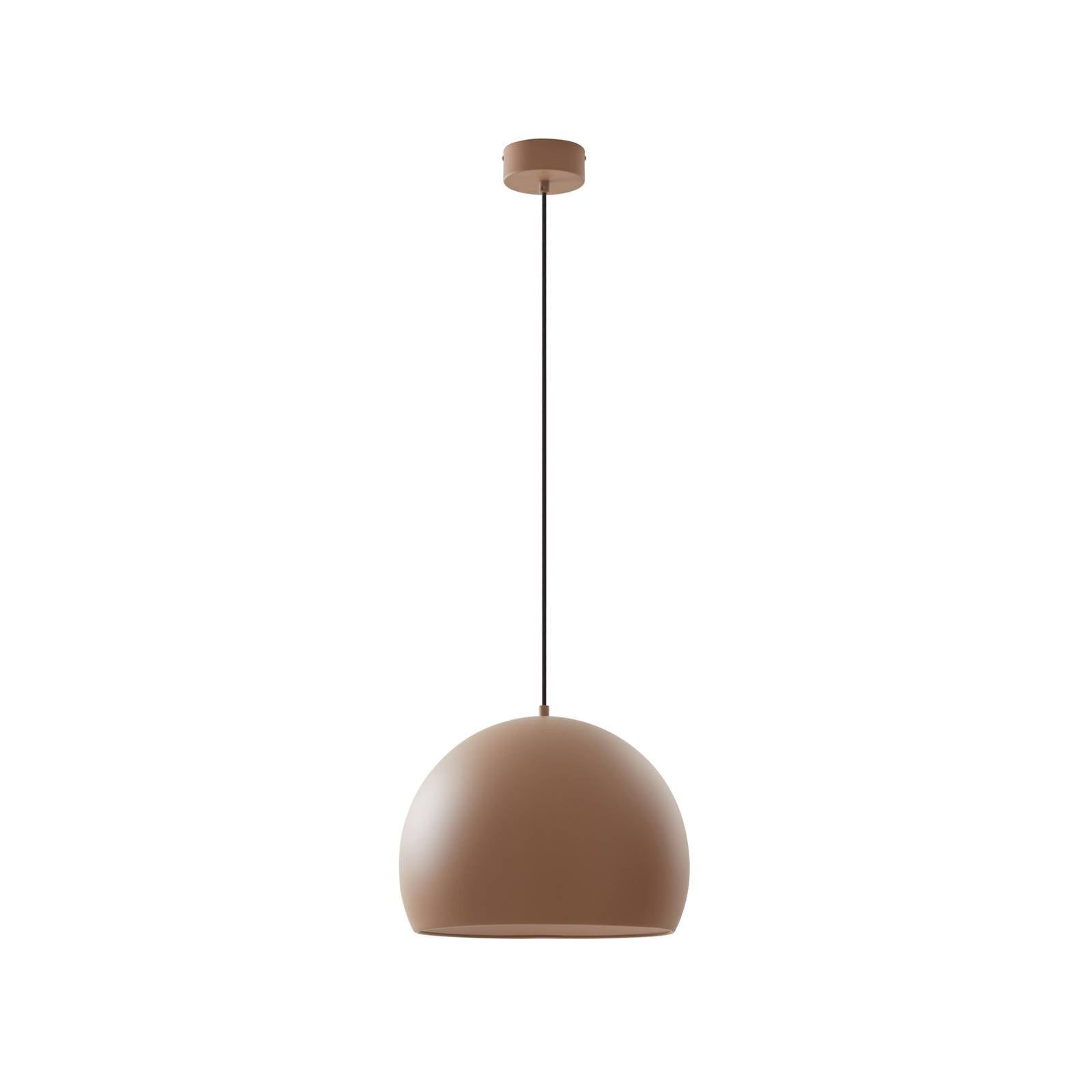 Lucande Hängeleuchte Lythara, LED, Metall, Braun warmweiß IP20, LED 6 W gesamt, warmweiß
