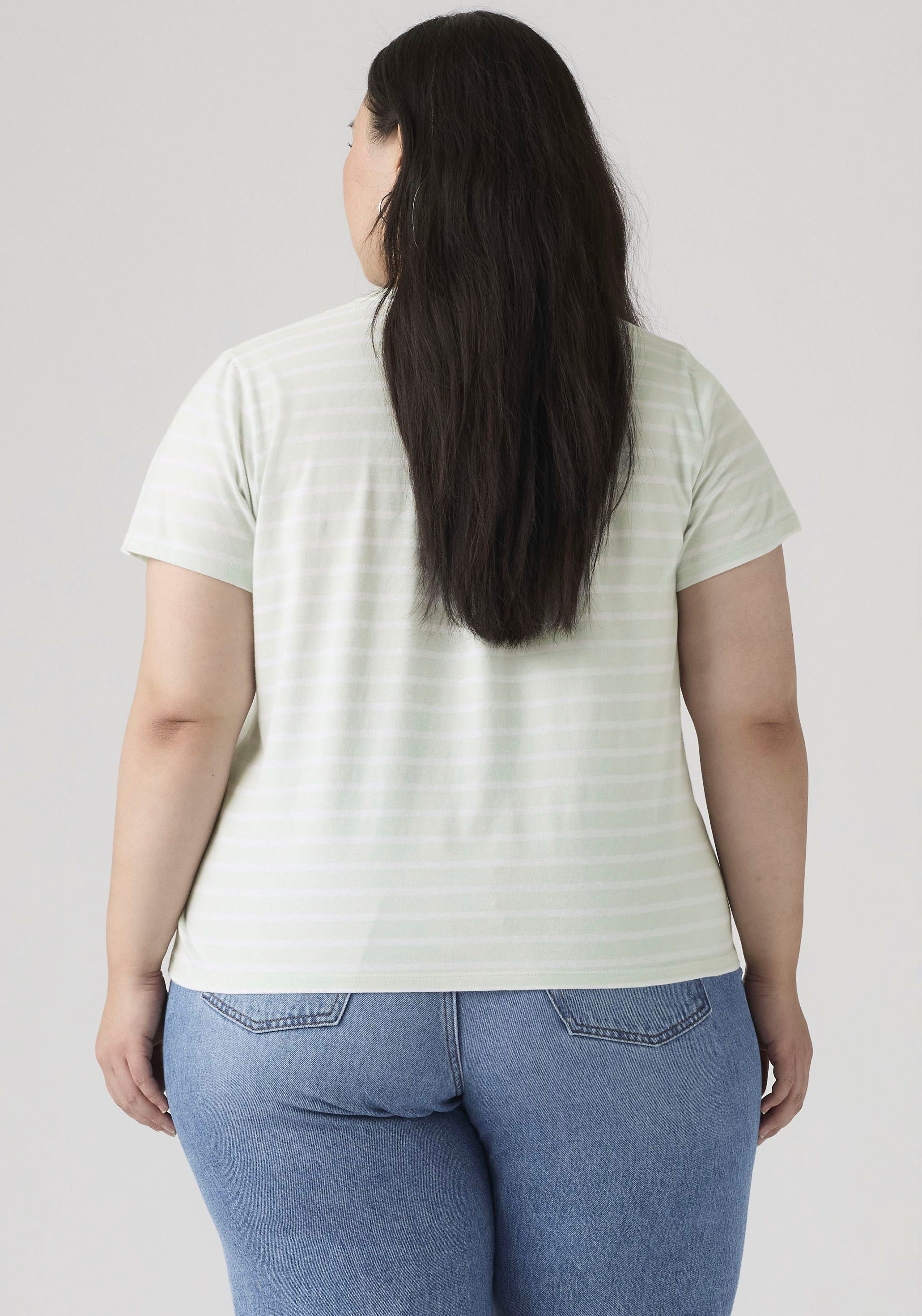 Levi's® Plus T-Shirt PL THE PERFECT im Streifendesign