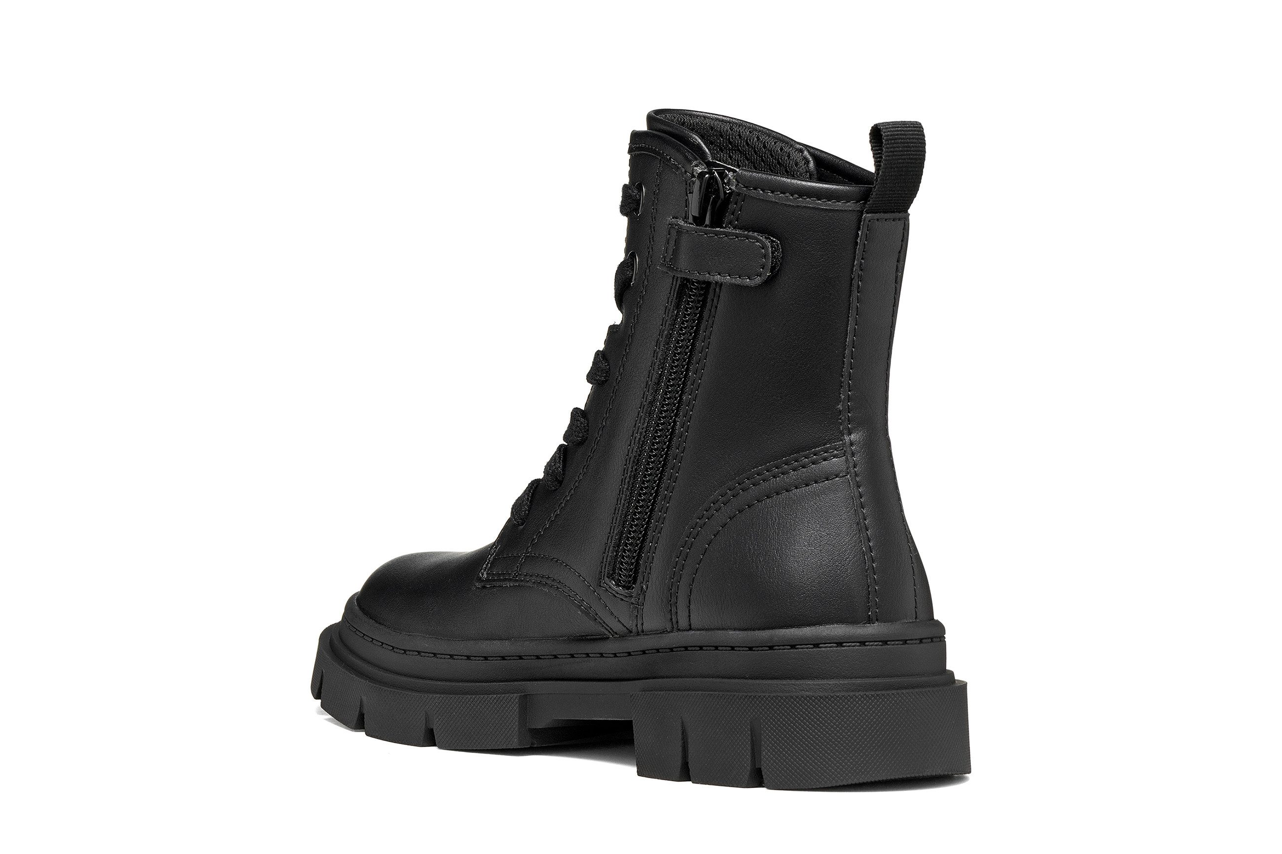 Geox J KARSYN GIRL Schnürboots Stiefelette mit Pins, Größenschablone zum Download
