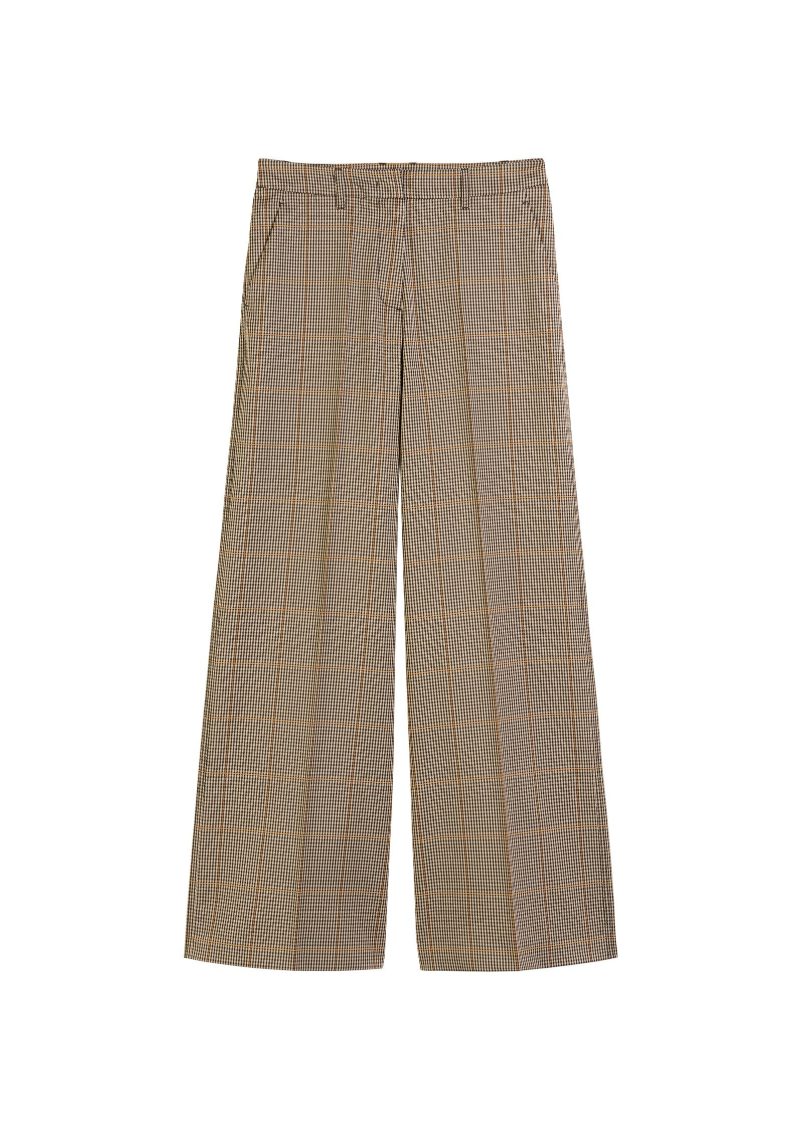 Chinohose aus Polyester-Wolle-Viskose-Mix