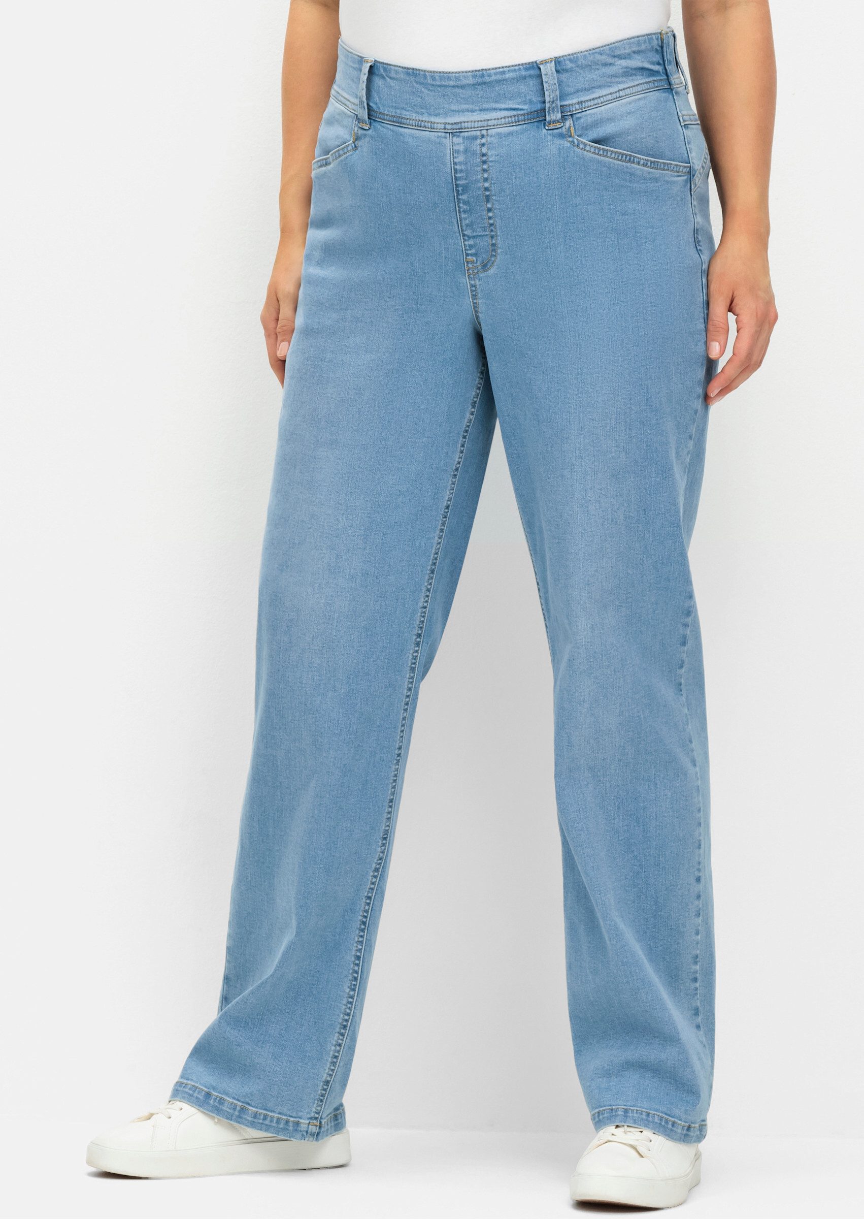 Sheego Bequeme Jeans Schlupfjeans günstig online kaufen