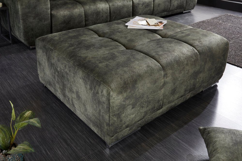riess-ambiente Fußhocker ELEGANCIA 112cm moosgrün (Einzelartikel, günstig online kaufen