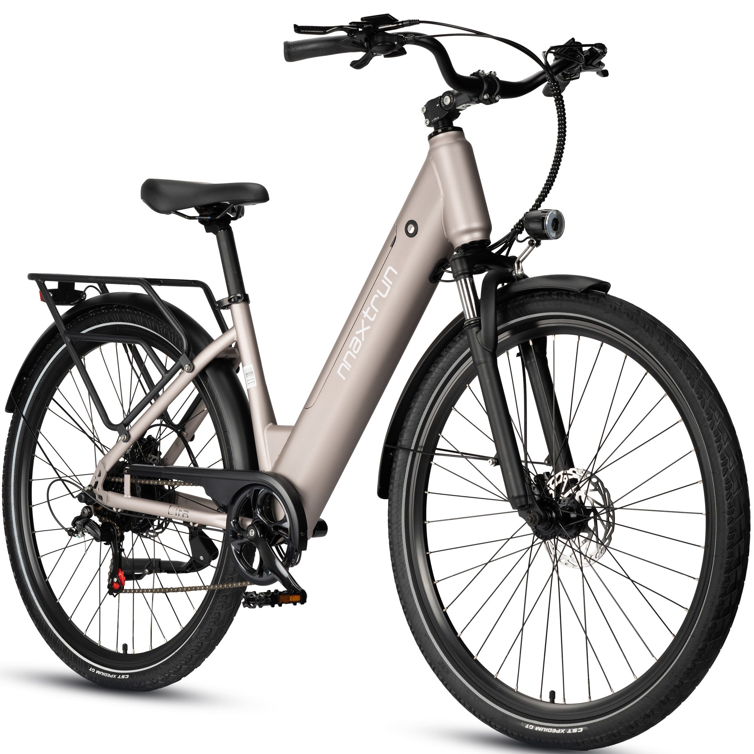 Vankel E-Bike Cityrad 28Zoll E-Fahrrad Damen u. Herren 720WH Pedelec, 48V 15AH 140km E-bikes, Kettenschaltung, Heckmotor, 720 Wh, (set, Beleuchtungsset mit Batterieladegerät, Batterieschlüssel, Werkzeug), Stadt-E-Fahrrad mit 28" Reifen, Drehmomentsensor verstellbarem Lenker
